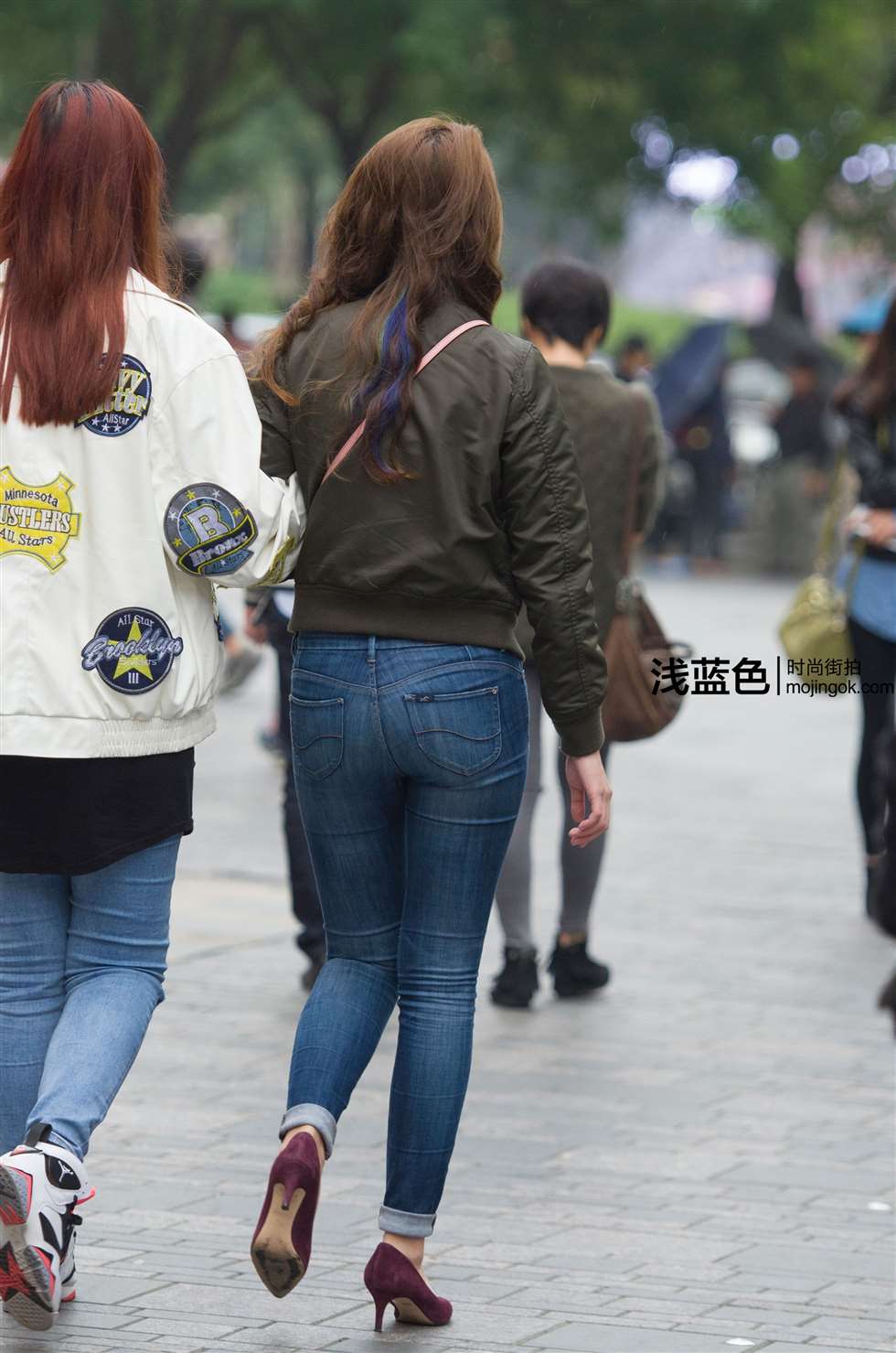 图片[1]-牛仔紧臀（23p）-街拍流行馆