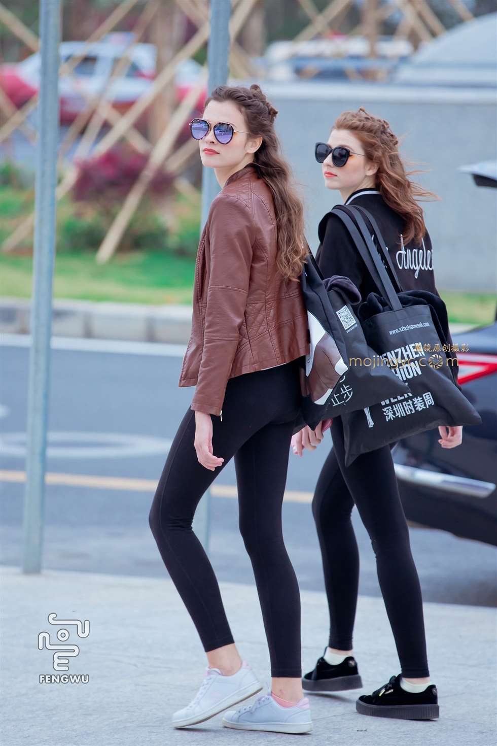 紧身长裤，运动鞋（9）-流行馆