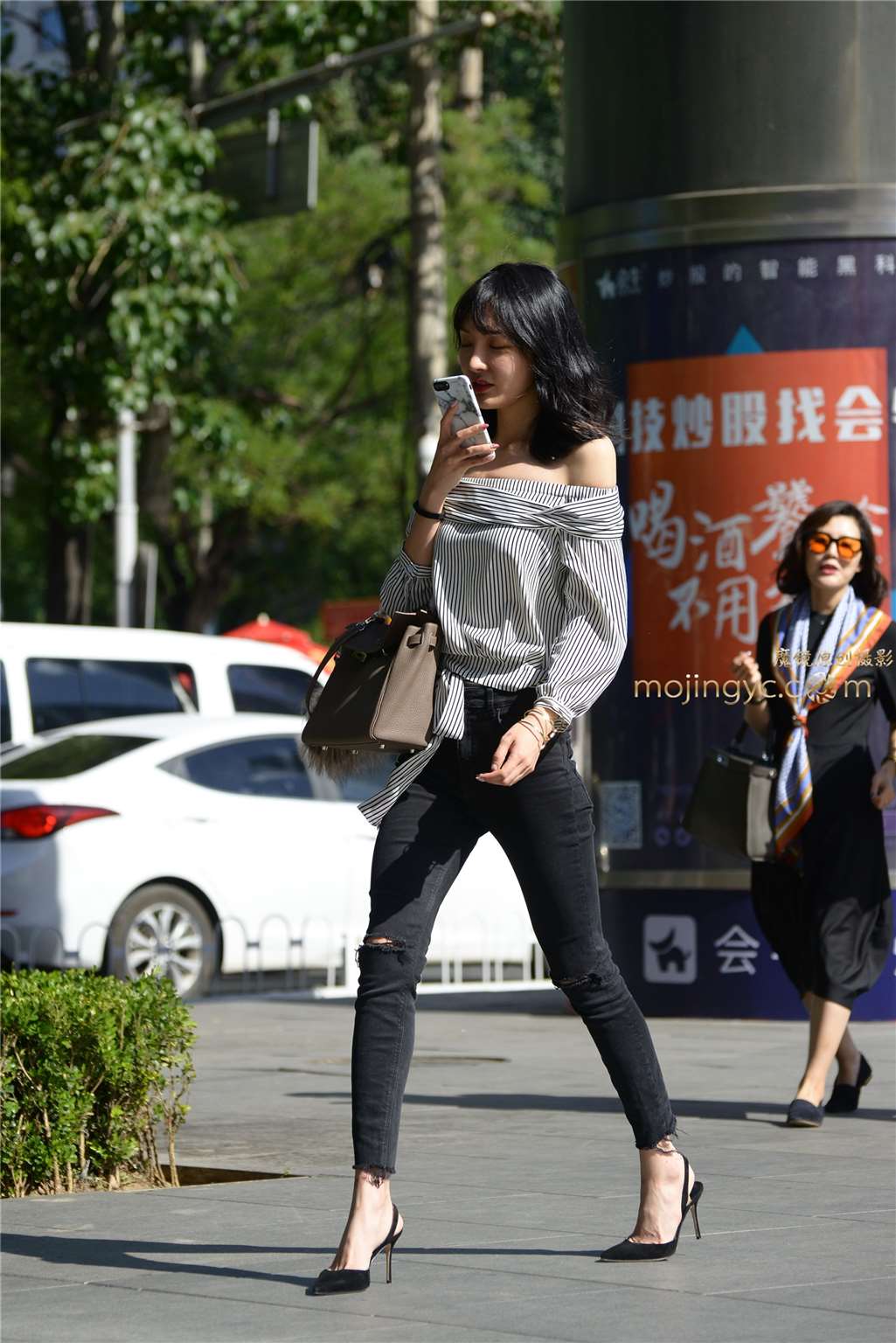 图片[3]-破洞紧身牛仔（10p）-街拍流行馆