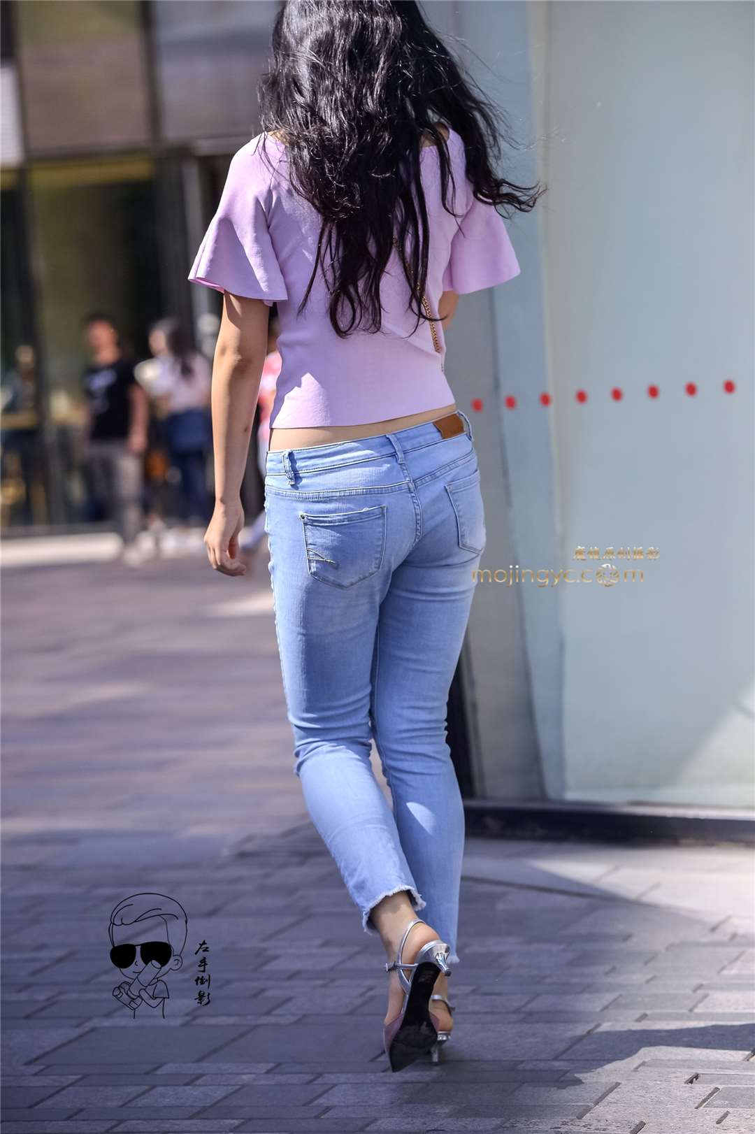 图片[1]-牛仔美臀迷人{2017-5-28-12p}-街拍流行馆