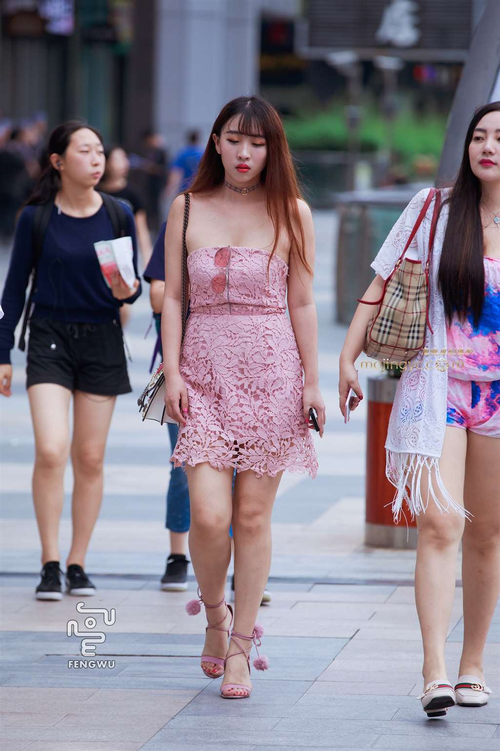 图片[3]-镂花连衣短裙，凉高-街拍流行馆