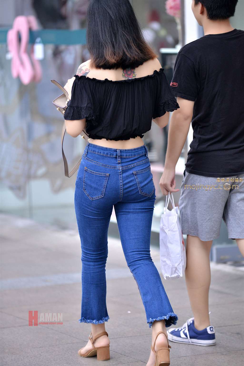 图片[1]-远射篇——蓝牛妹子-街拍流行馆