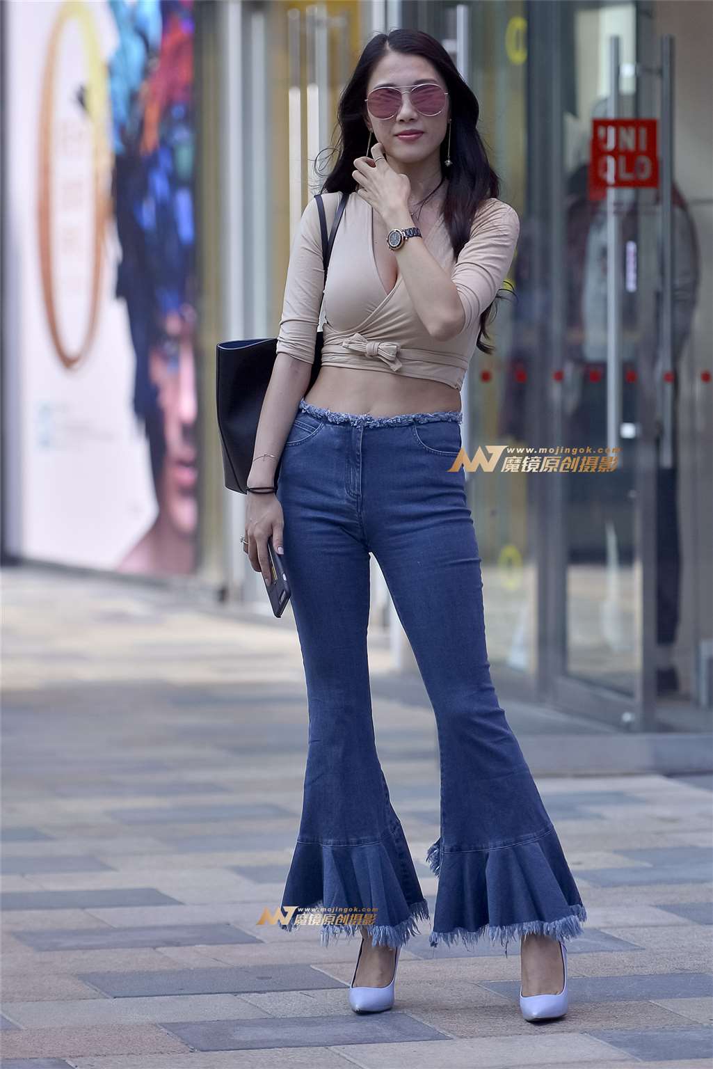 图片[4]-美胸包臀性感极品美女-街拍流行馆