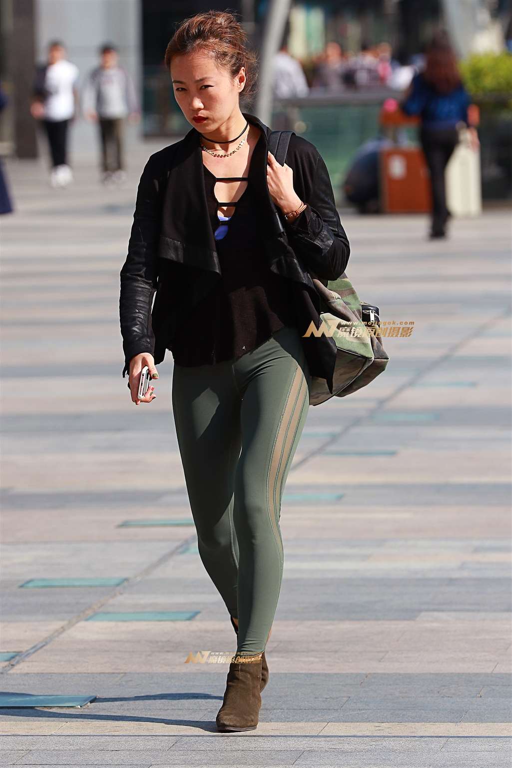 图片[5]-低胸，紧身裤，圆润臀-流行馆