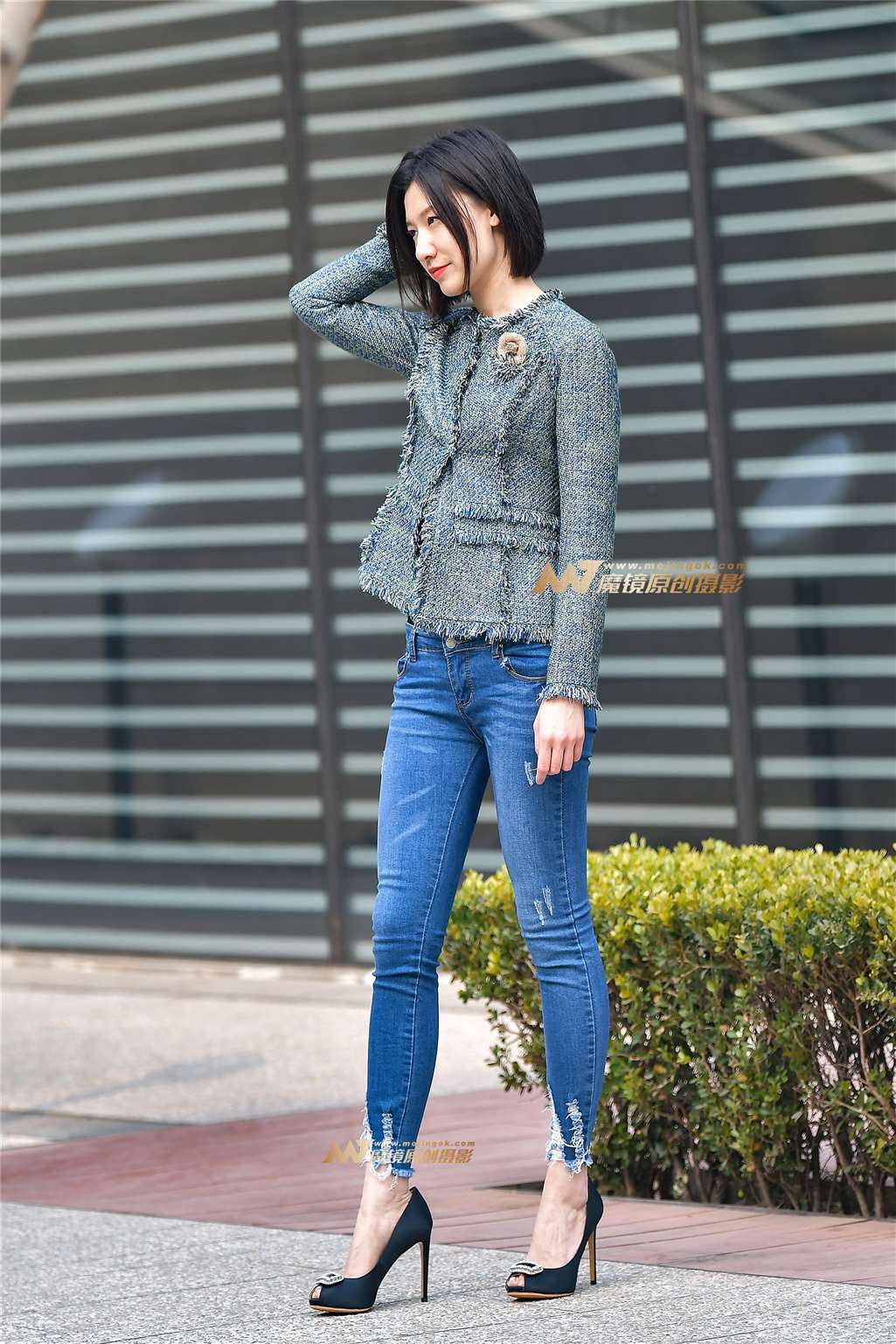 图片[5]-牛仔美女性感迷人-流行馆