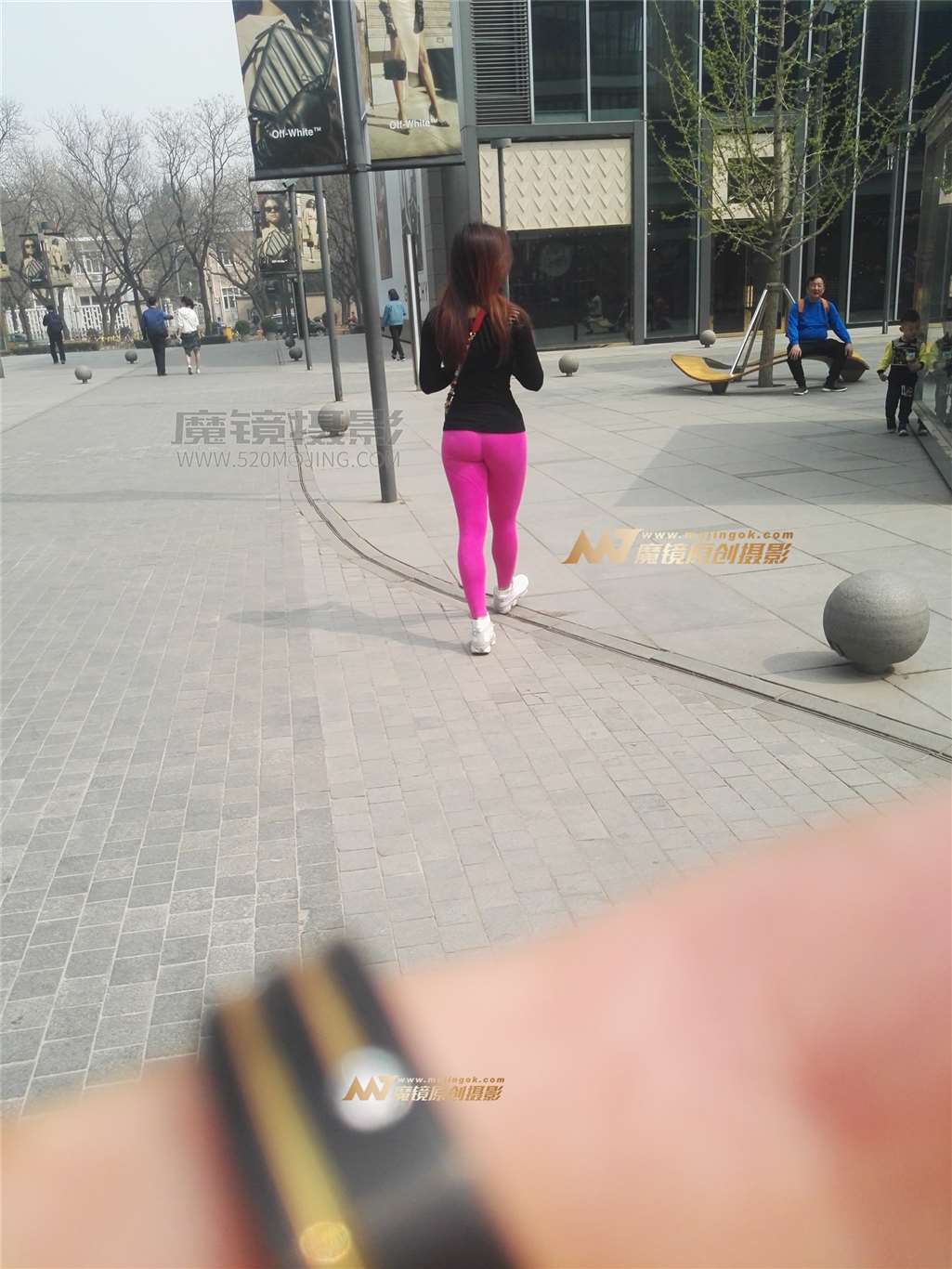 图片[3]-左手倒影赛帖：粉红色健美魔鬼身材美女-流行馆