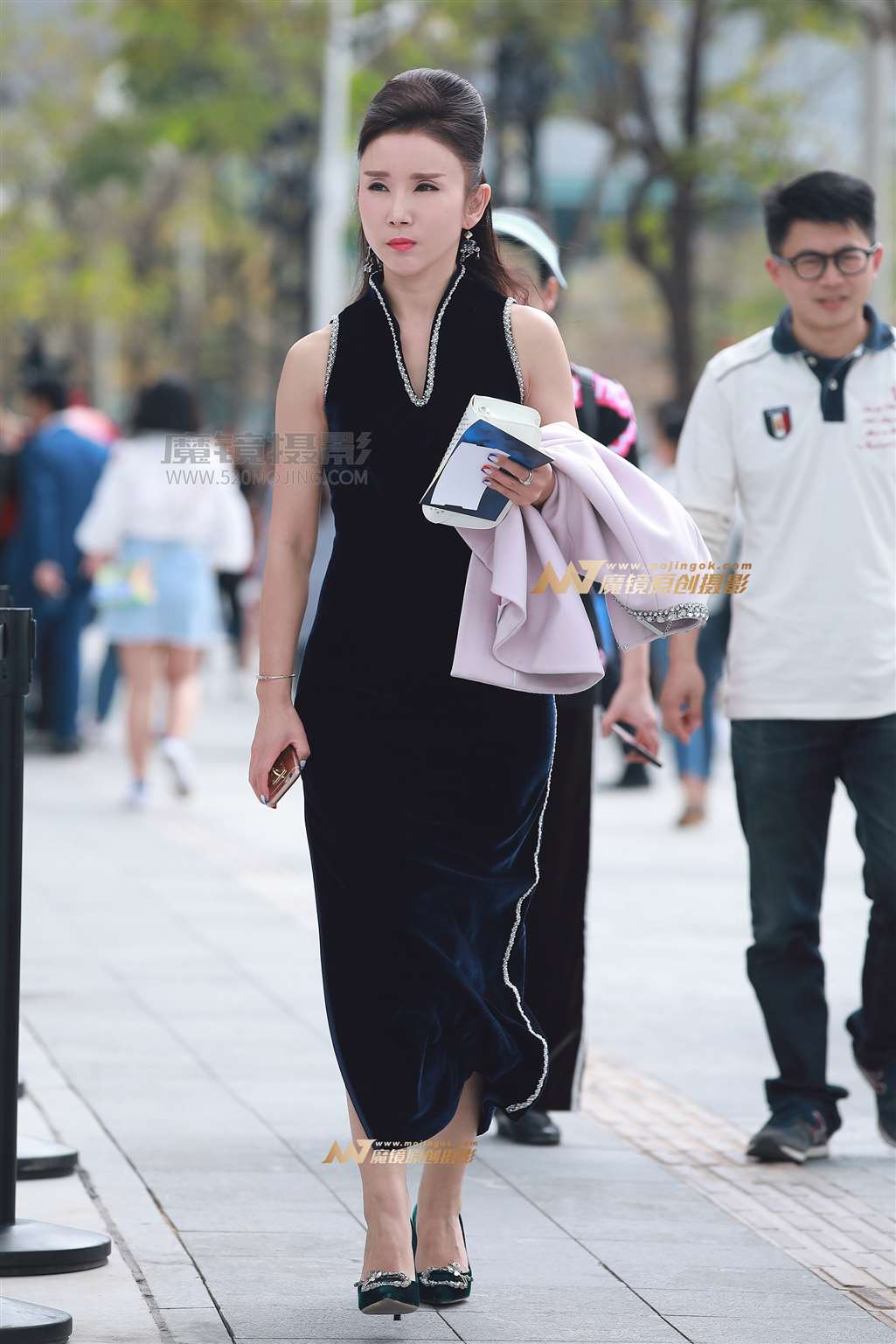 【风舞赛贴】开衩旗袍-流行馆