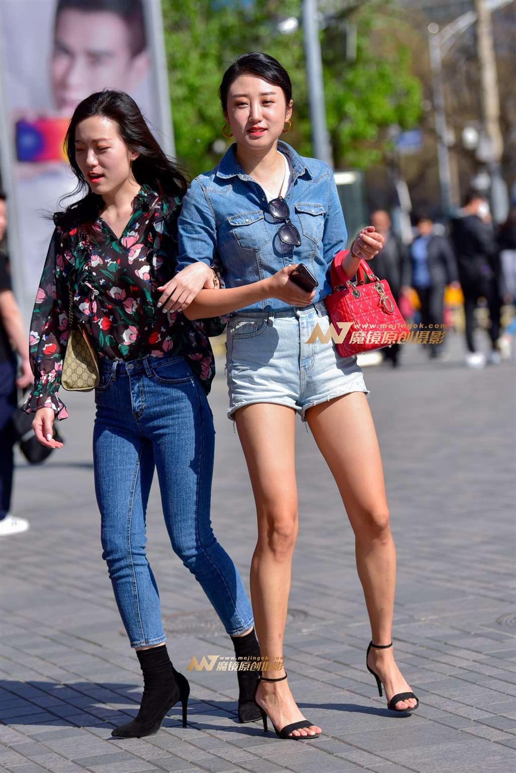 美腿 热裤 紧牛 闺蜜-流行馆