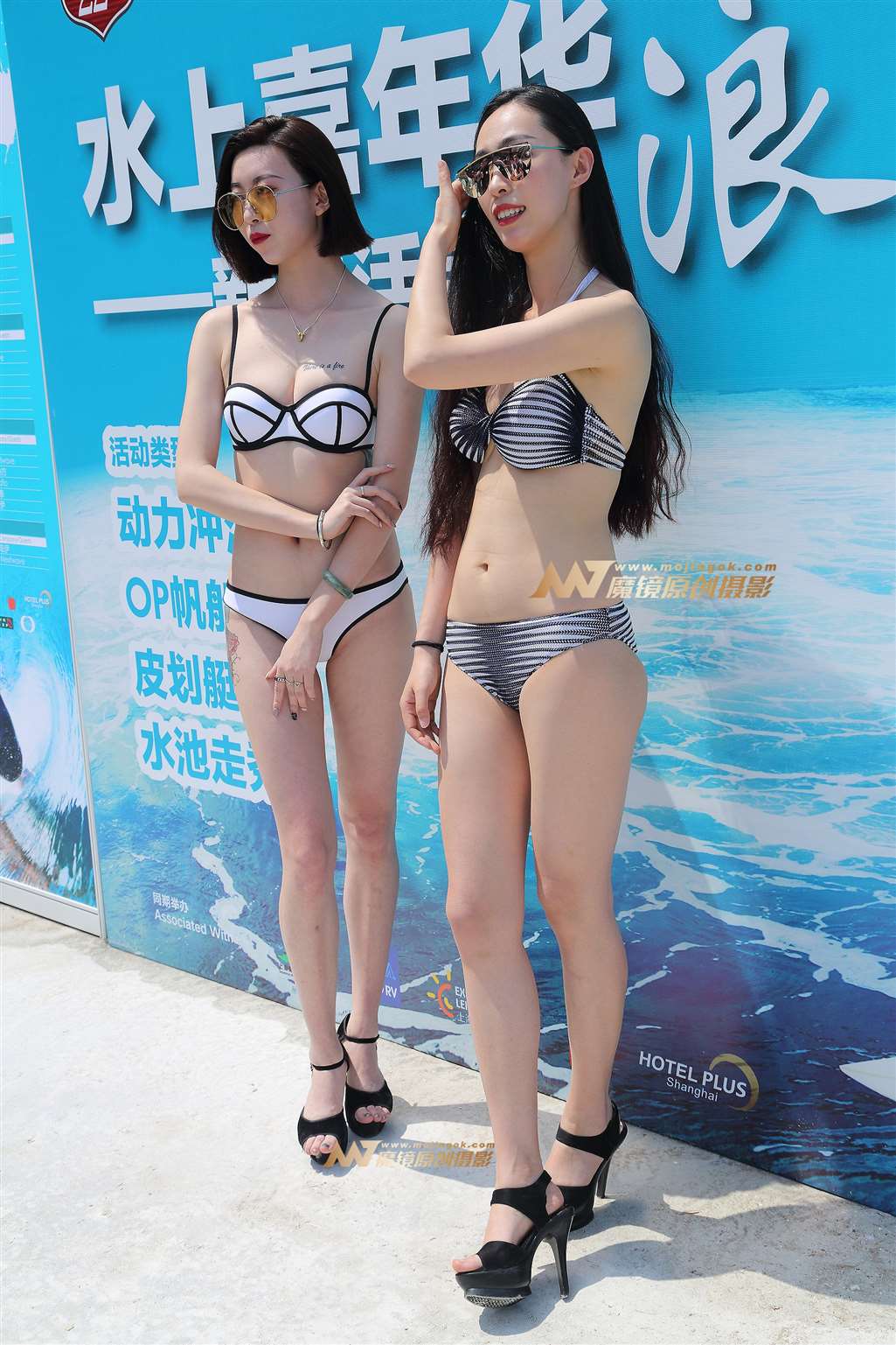 图片[3]-高挑靓丽的两个比基尼模特-流行馆