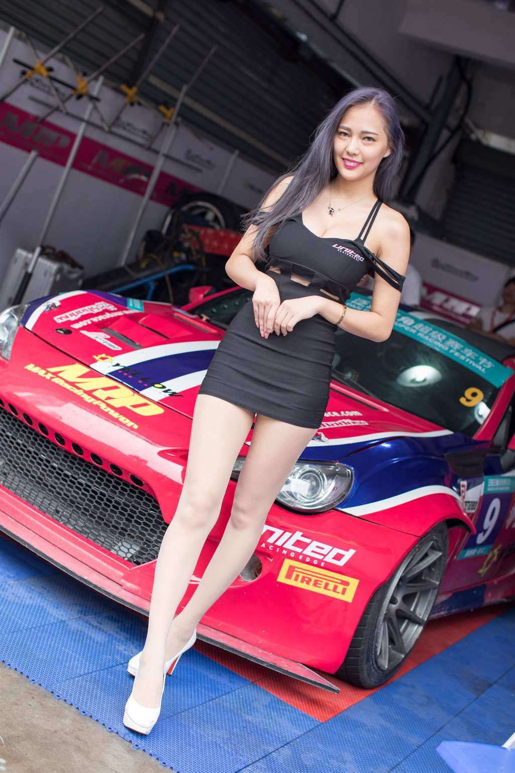 图片[4]-黑裙肉丝台湾车模林微多-流行馆