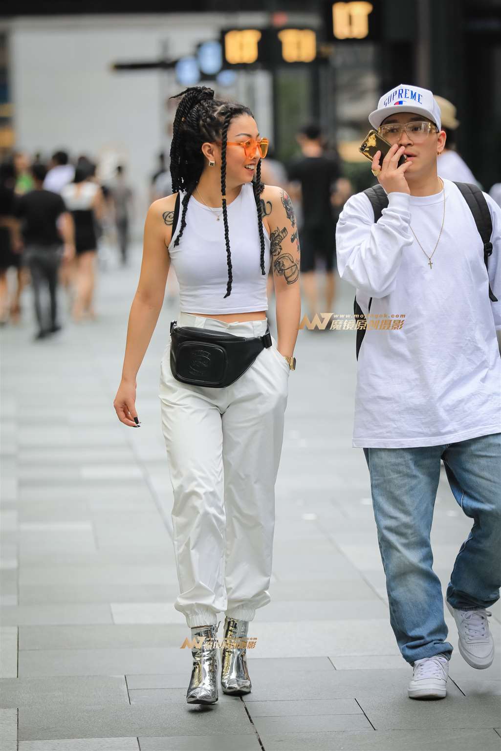 图片[3]-【凯恩时尚街拍NO.2】时髦的发型酷酷的纹身 潮范儿十足-流行馆