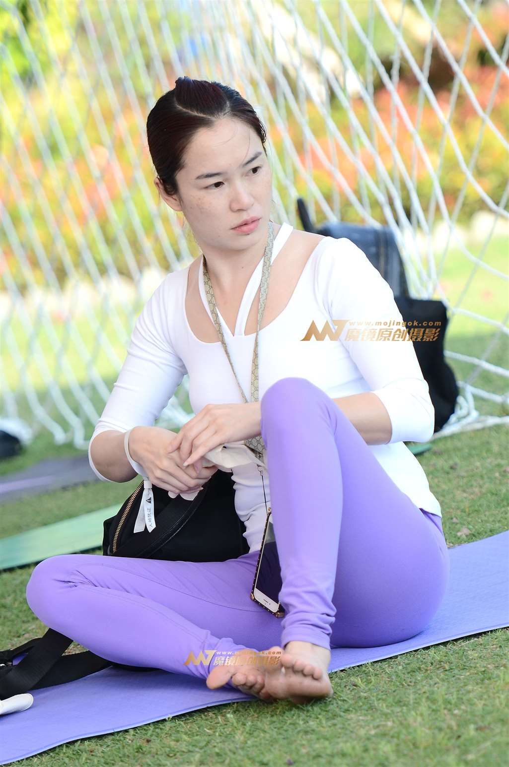 【神摄手赛帖】紫色健身裤-流行馆