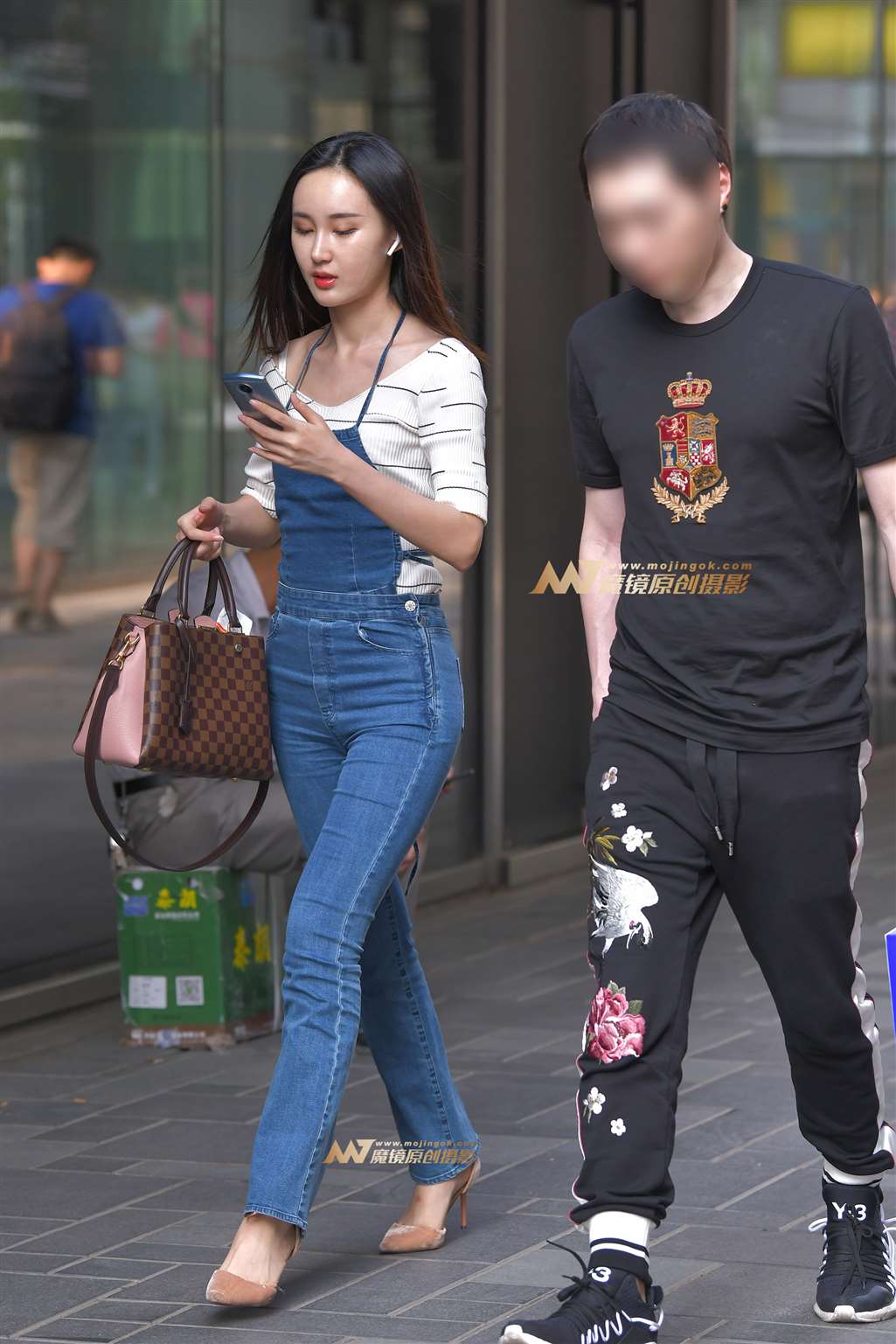 图片[5]-【红石赛贴】性感连体牛仔裤美女-流行馆