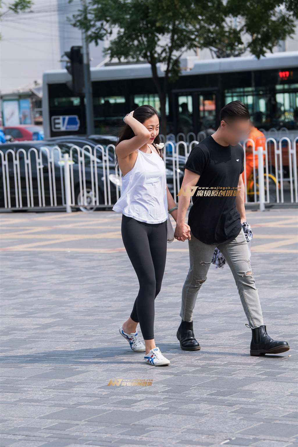 图片[4]-【一只傻麋鹿赛帖】自然洒脱、黑色紧身瑜伽裤美女-流行馆