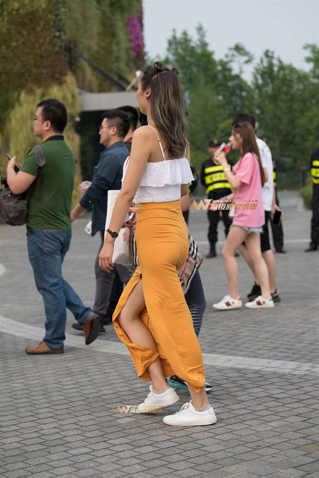 图片[5]-【一只傻麋鹿赛帖】紧致曼妙黄色包臀裙-街拍流行馆