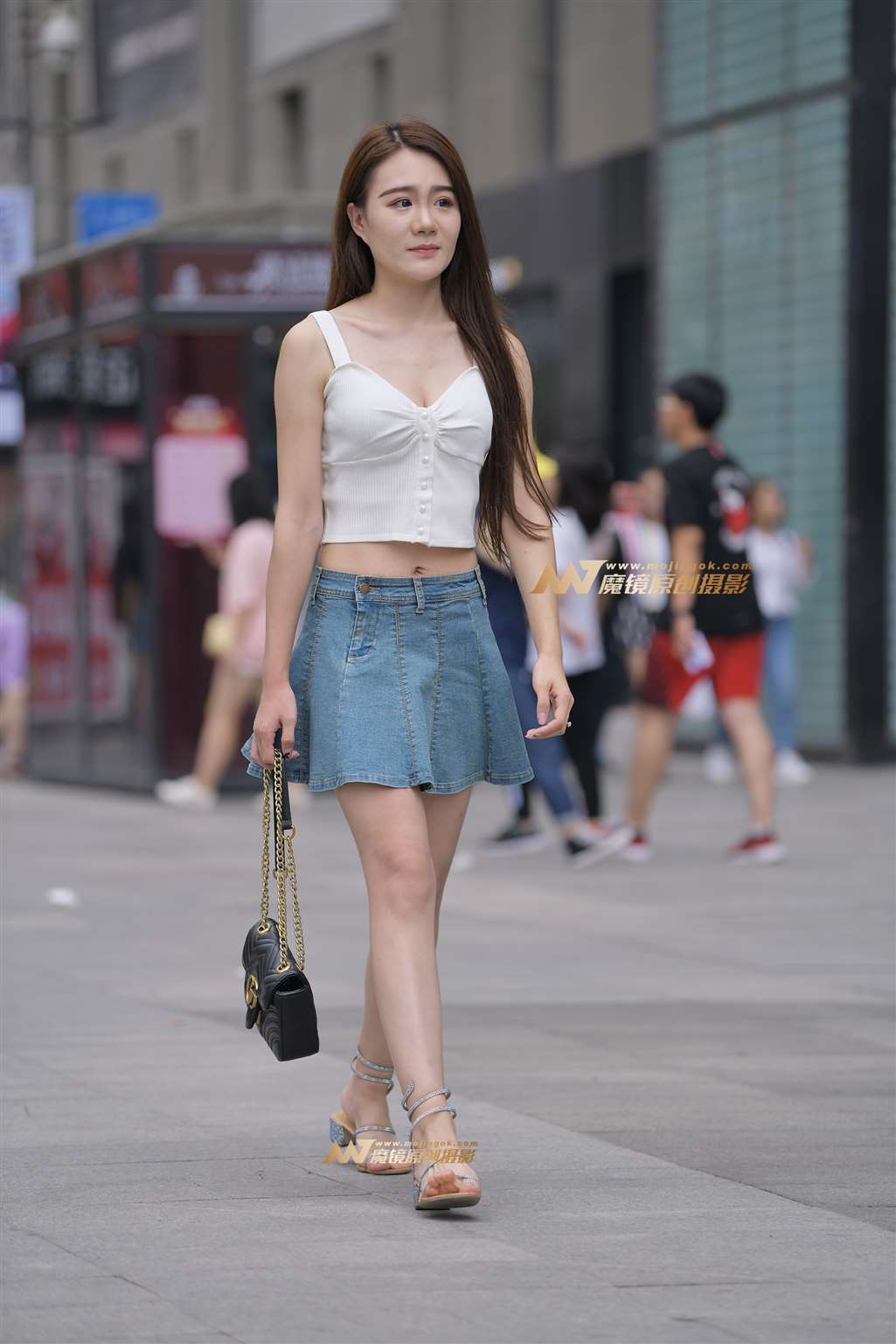 【红石赛帖】牛仔裙清新妹子-流行馆