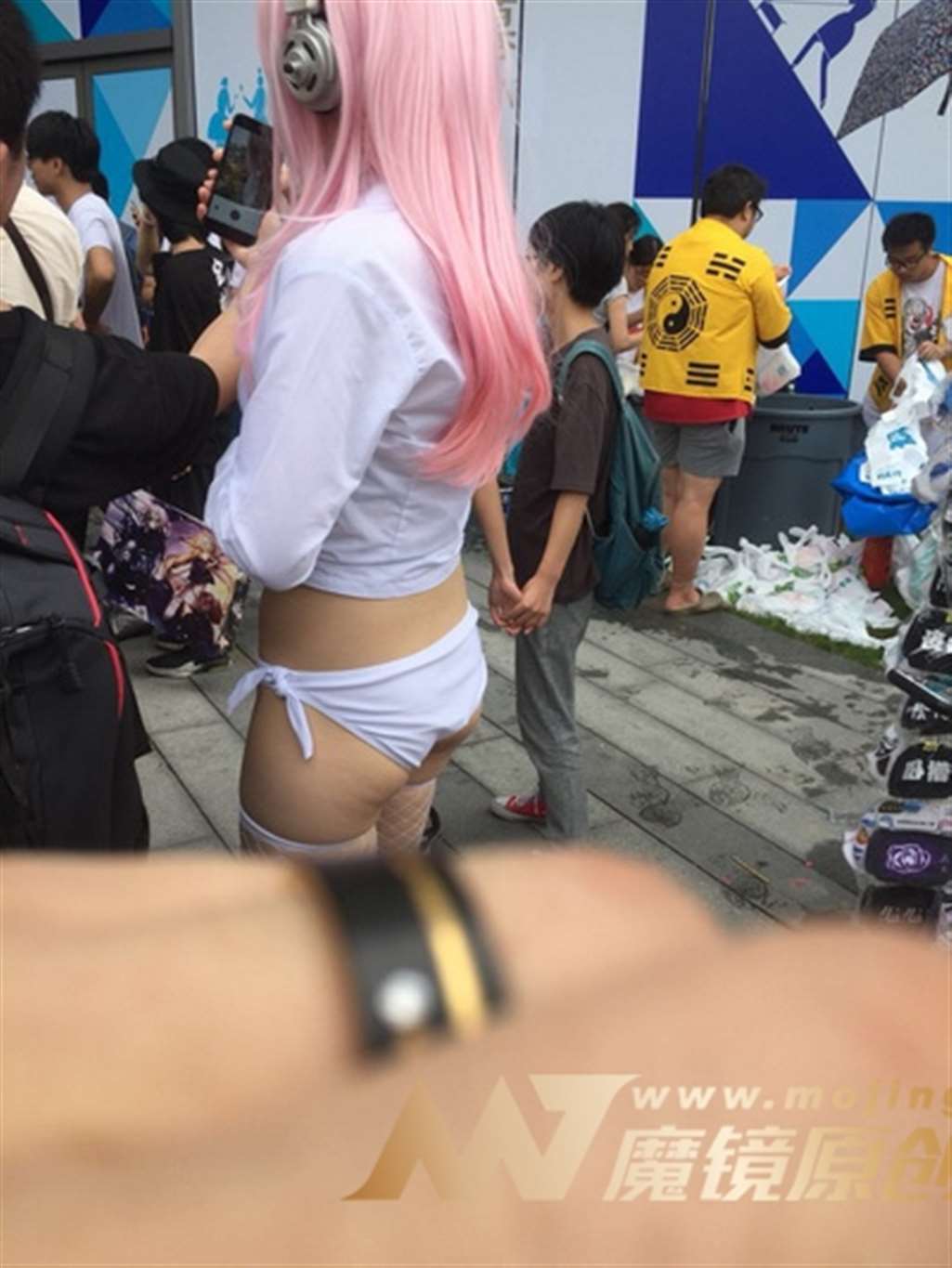 图片[3]-【Mark赛帖】长腿白衣coser-流行馆