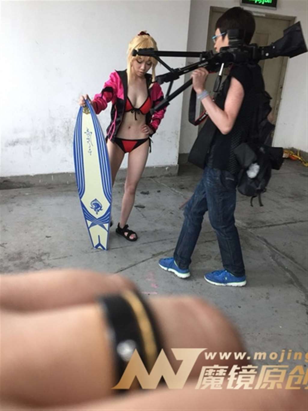 图片[3]-【Mark赛帖】帆板红色比基尼coser-流行馆