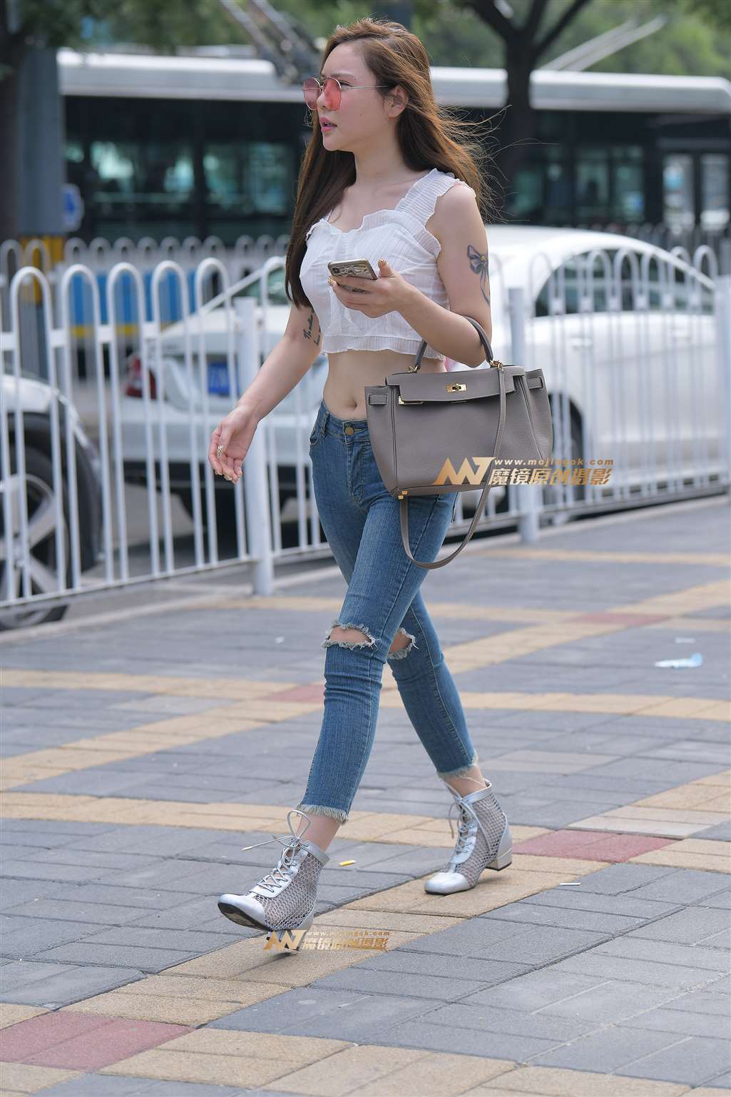 【红石赛帖】牛仔裤时尚性感美女-流行馆