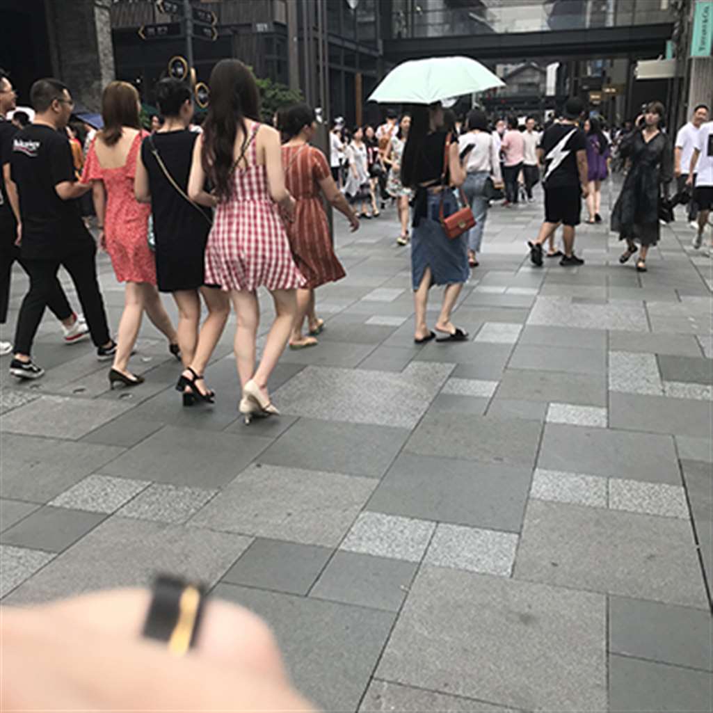 图片[3]-【辉辉赛贴】粉色格仔漂亮小姐姐-流行馆