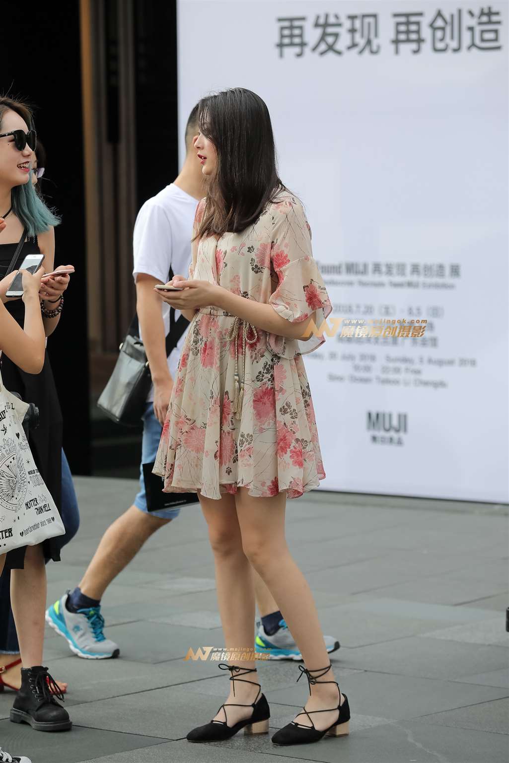 图片[4]-【凯恩赛帖】清新美丽的花裙女孩-流行馆