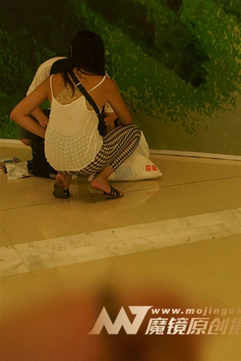 图片[3]-【哈曼赛帖】格子紧裤-流行馆