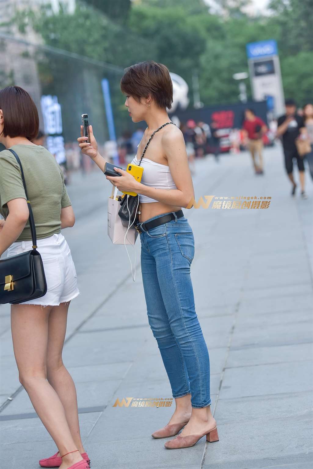 图片[5]-【赛德克赛帖】性感裹胸 紧牛 短发美女-流行馆