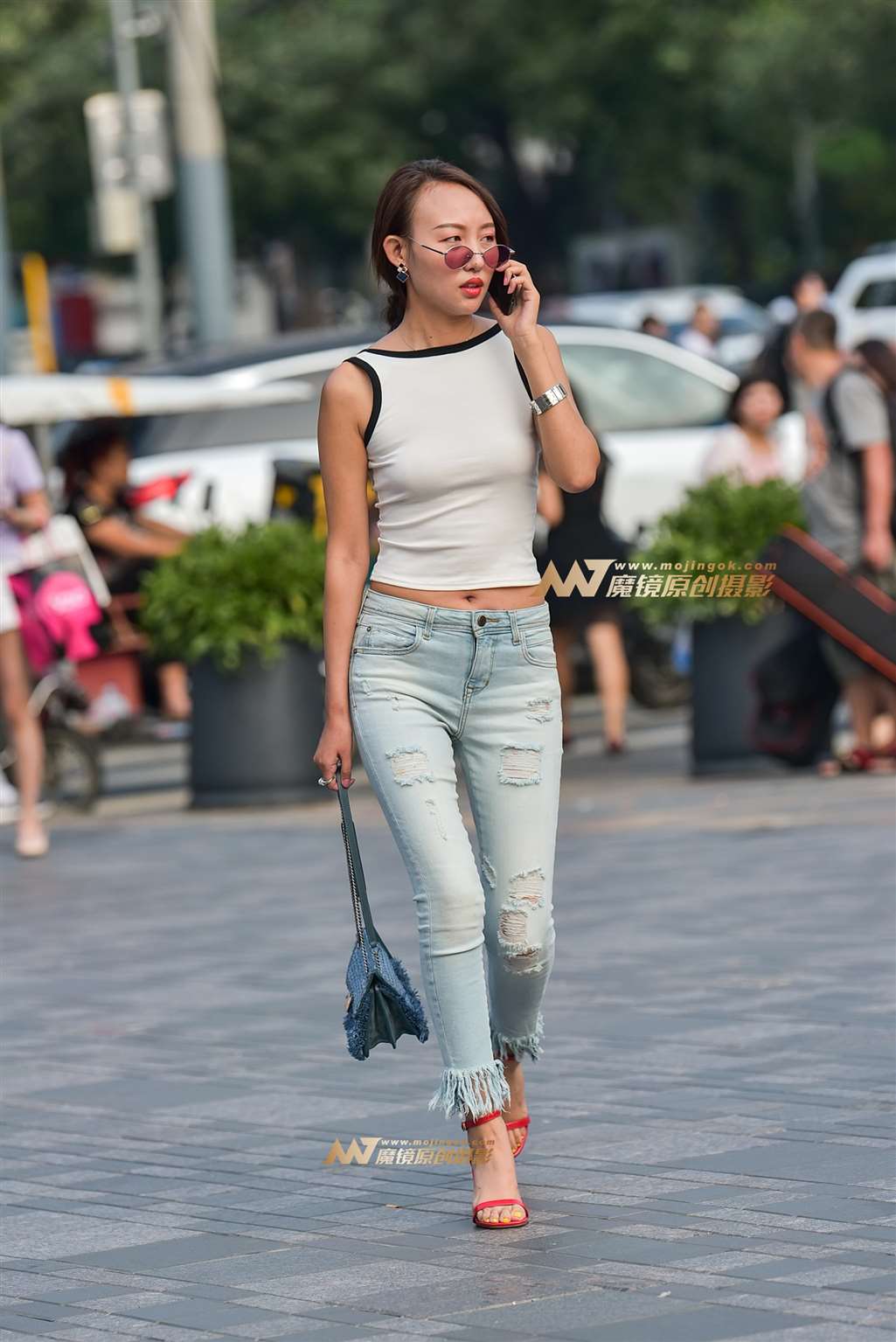 图片[3]-性感气质紧牛女郎-流行馆