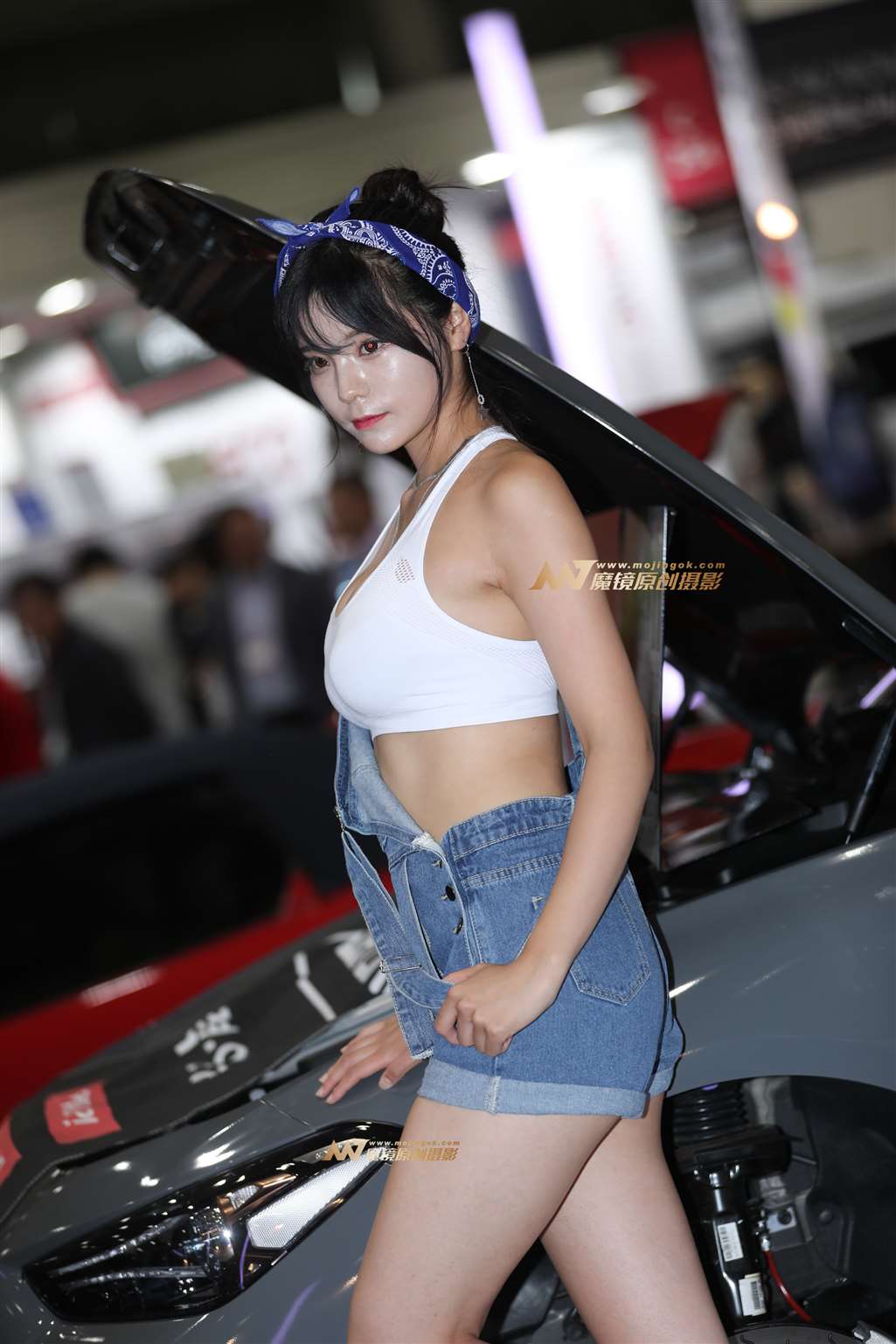 图片[5]-[辉辉赛贴-韩国改装车展]背带裤车模-流行馆