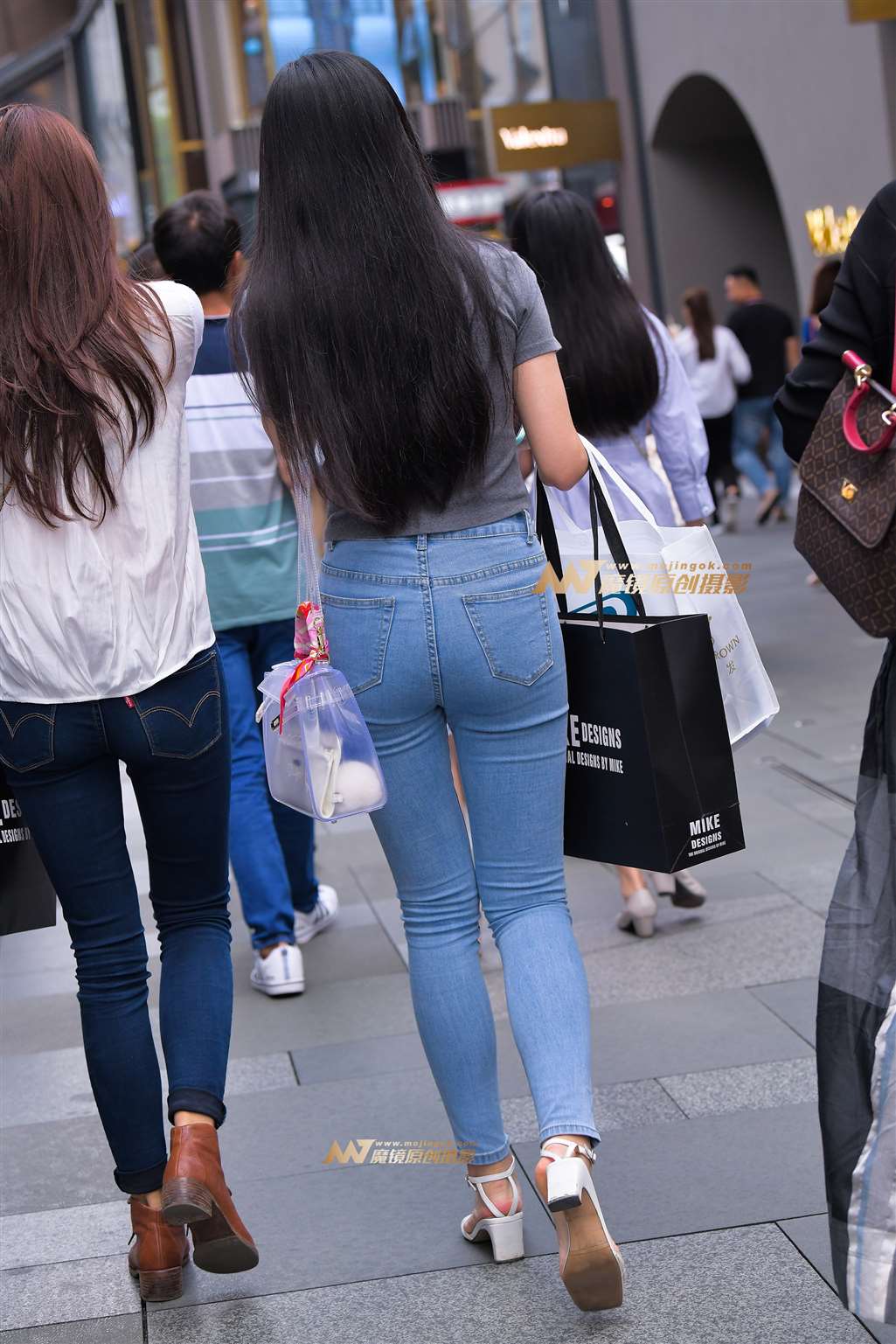 图片[5]-【街拍之魂赛帖】逛街的清纯牛仔MM-流行馆