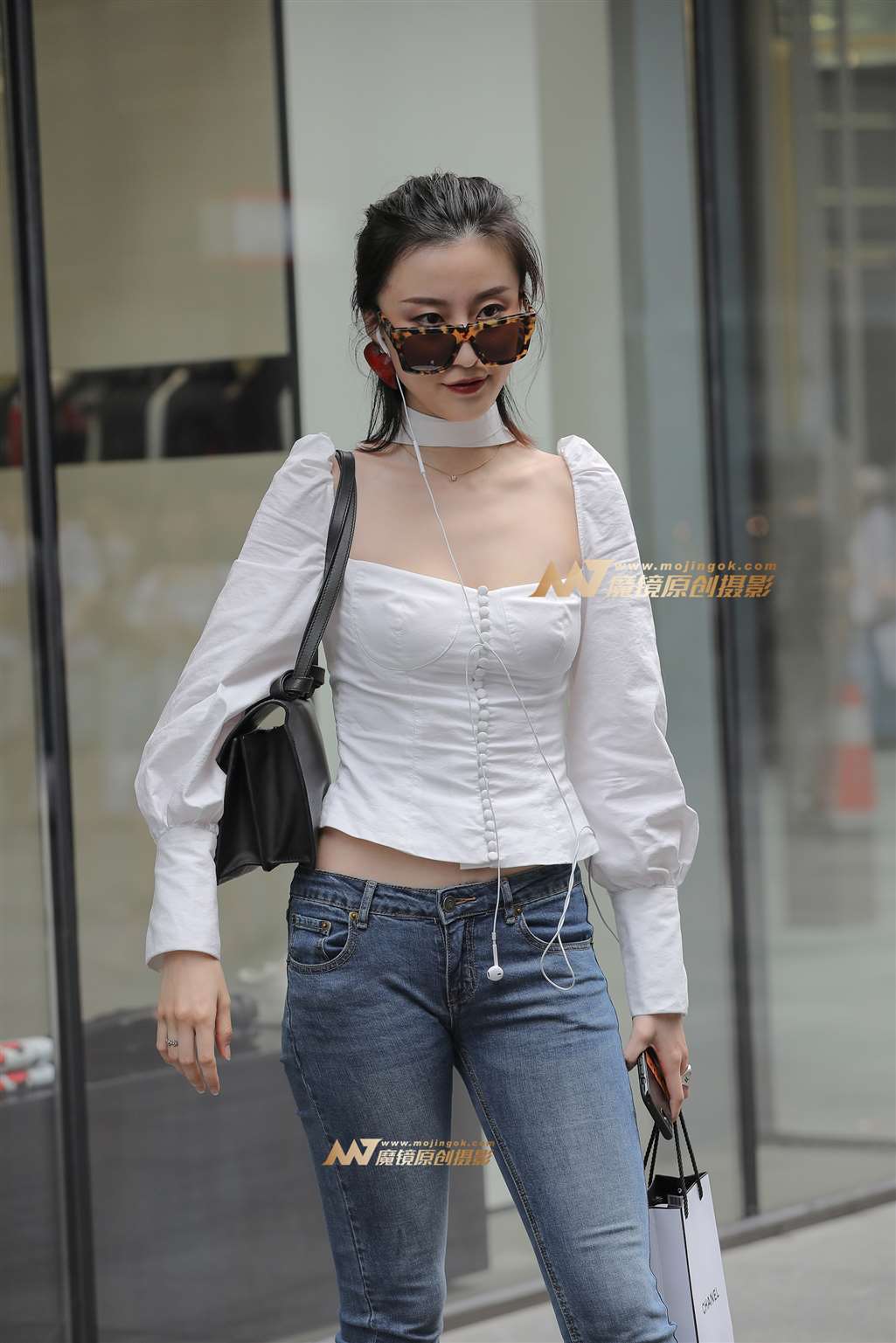 【视觉冲击赛贴】性感，紧牛，美女-街拍流行馆