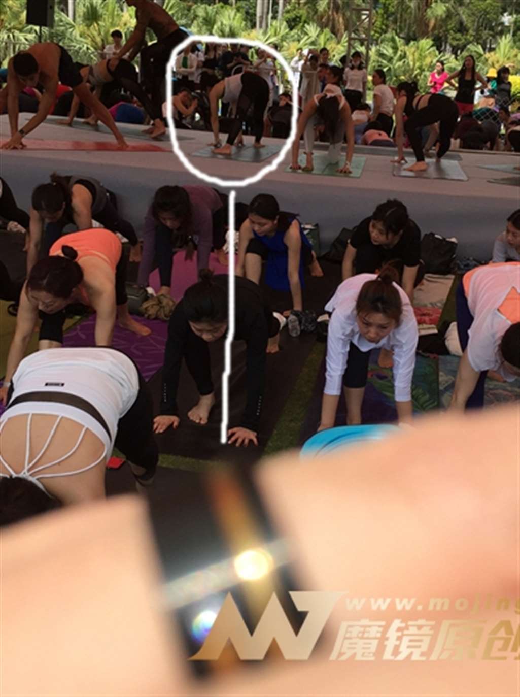 图片[3]-【神摄手赛帖】白纱运动背心，黑色健体裤-流行馆