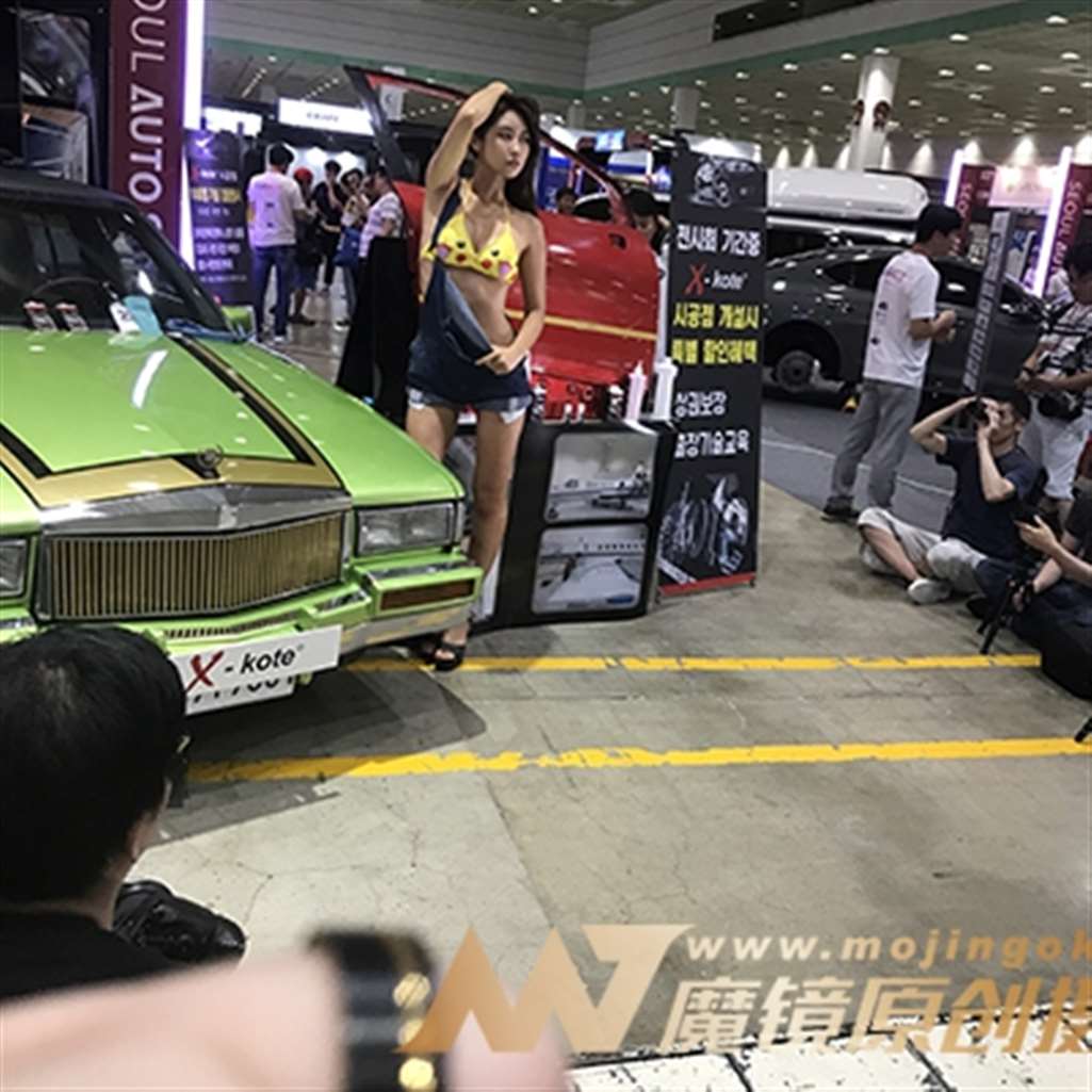 图片[3]-[辉辉赛贴-韩国改装车展]超性感比卡丘比基尼女神-流行馆