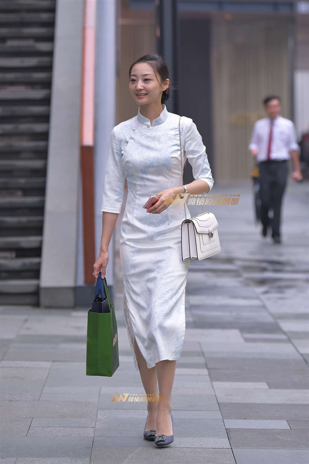 图片[4]-【街拍之魂赛帖】优雅旗袍少妇-流行馆