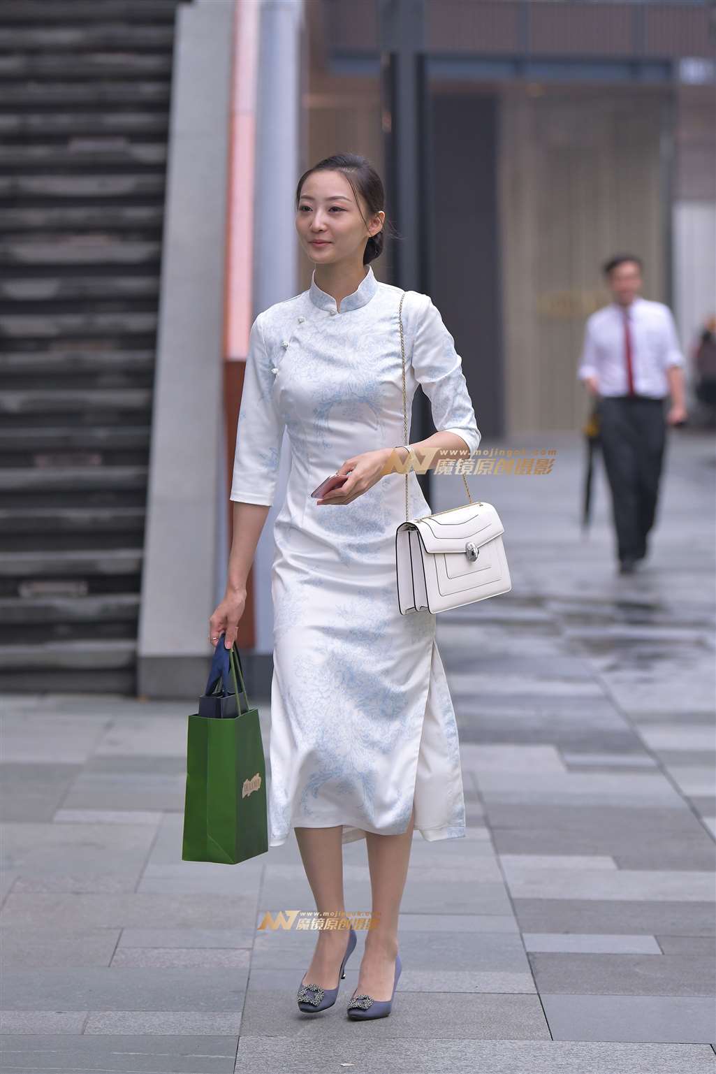图片[5]-【街拍之魂赛帖】优雅旗袍少妇-流行馆