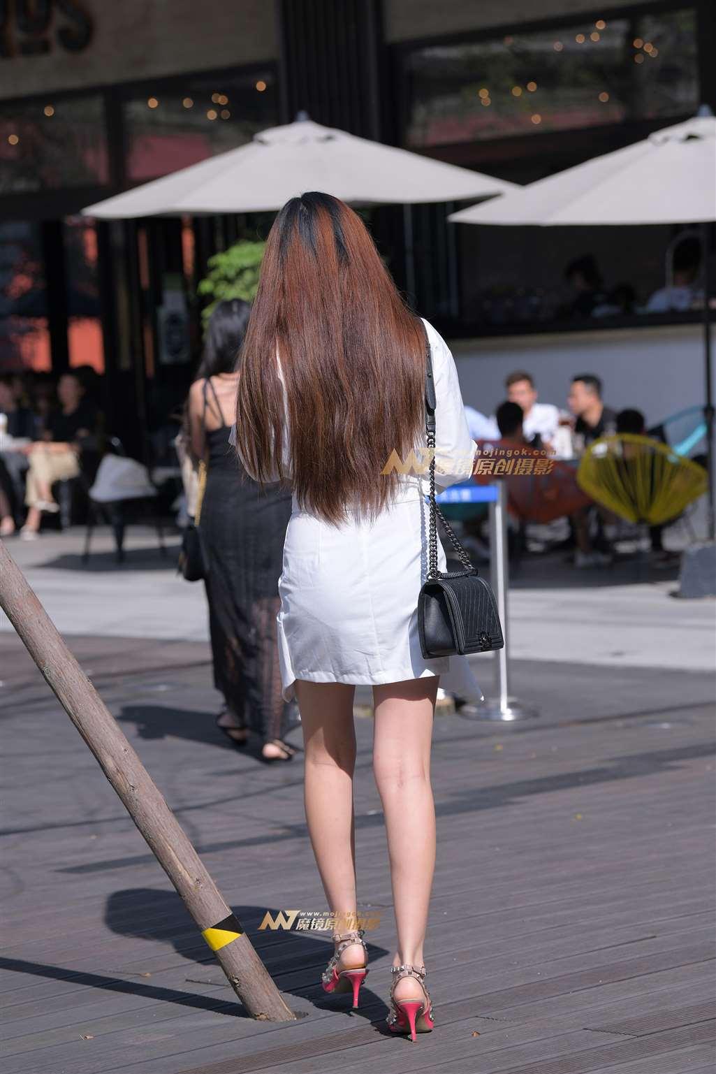 图片[2]-【街拍之魂赛帖】粉色高跟大长腿-流行馆