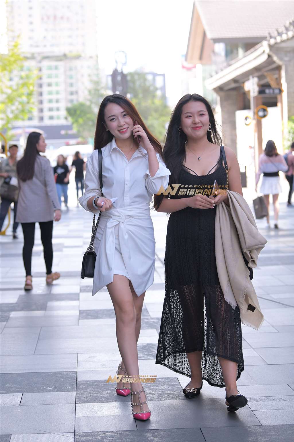 图片[4]-【街拍之魂赛帖】粉色高跟大长腿-流行馆