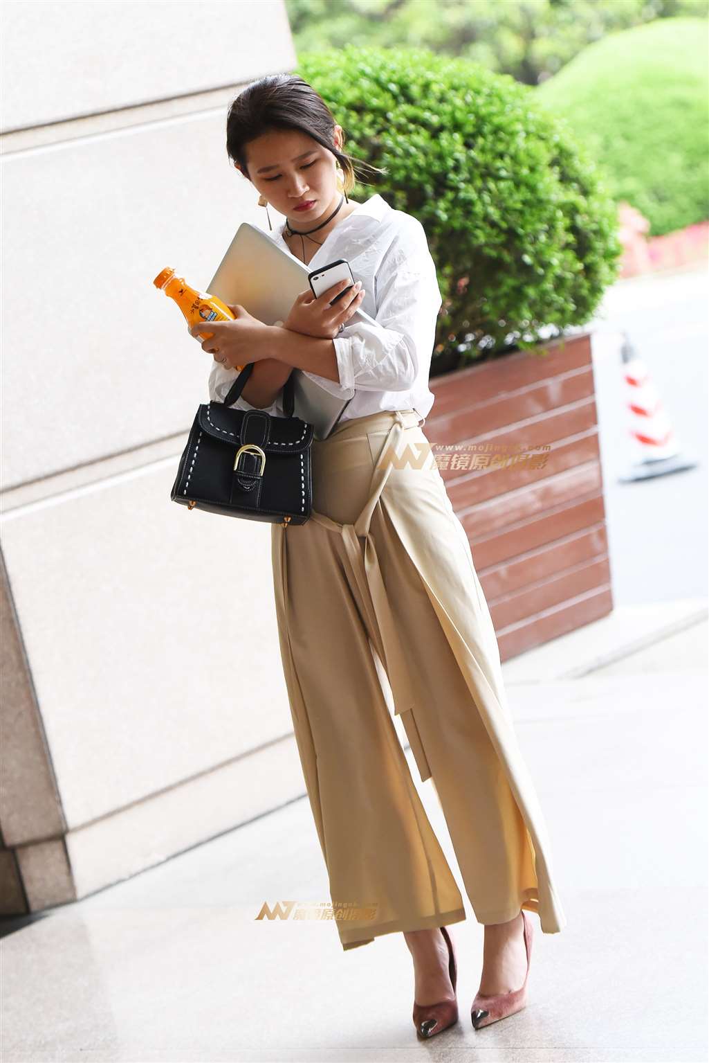 图片[5]-【咔喳赛贴】米色裙裤-流行馆