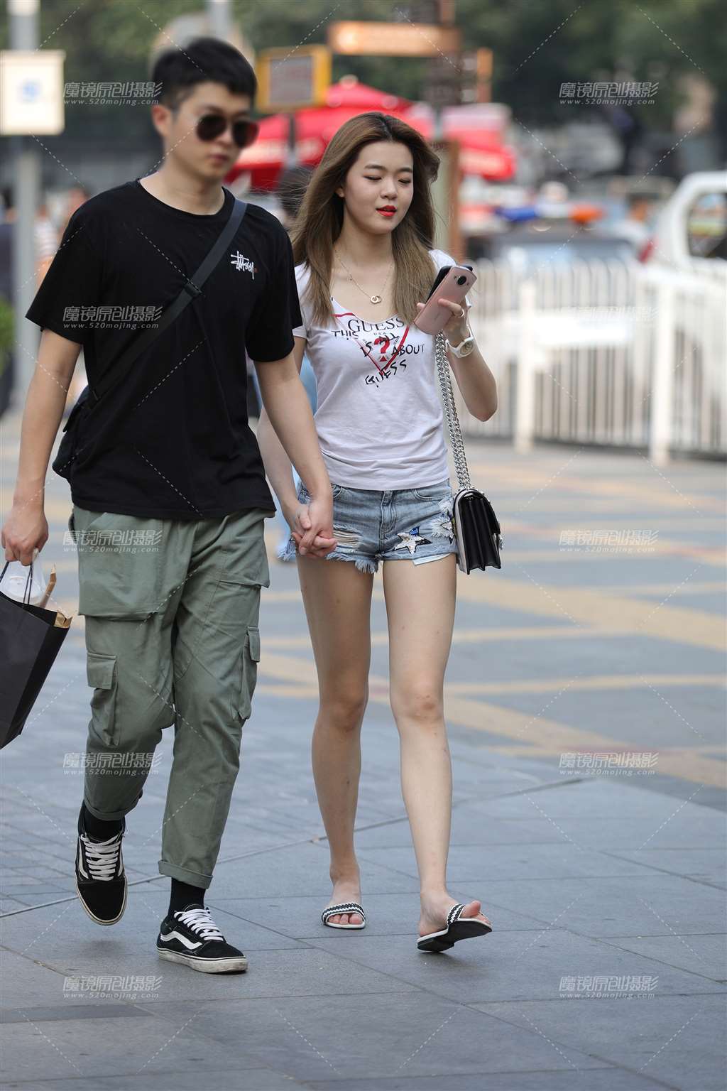 图片[1]-RE裤，美腿女友-街拍流行馆