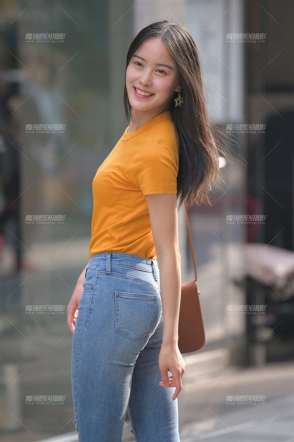 图片[5]-【红石赛贴】气质牛仔美女-街拍流行馆