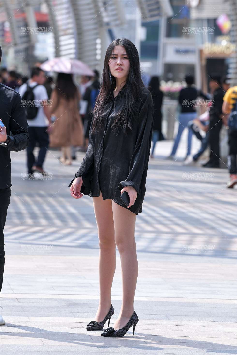 图片[1]-【久久赛帖】高跟丝袜大长腿美女-街拍流行馆