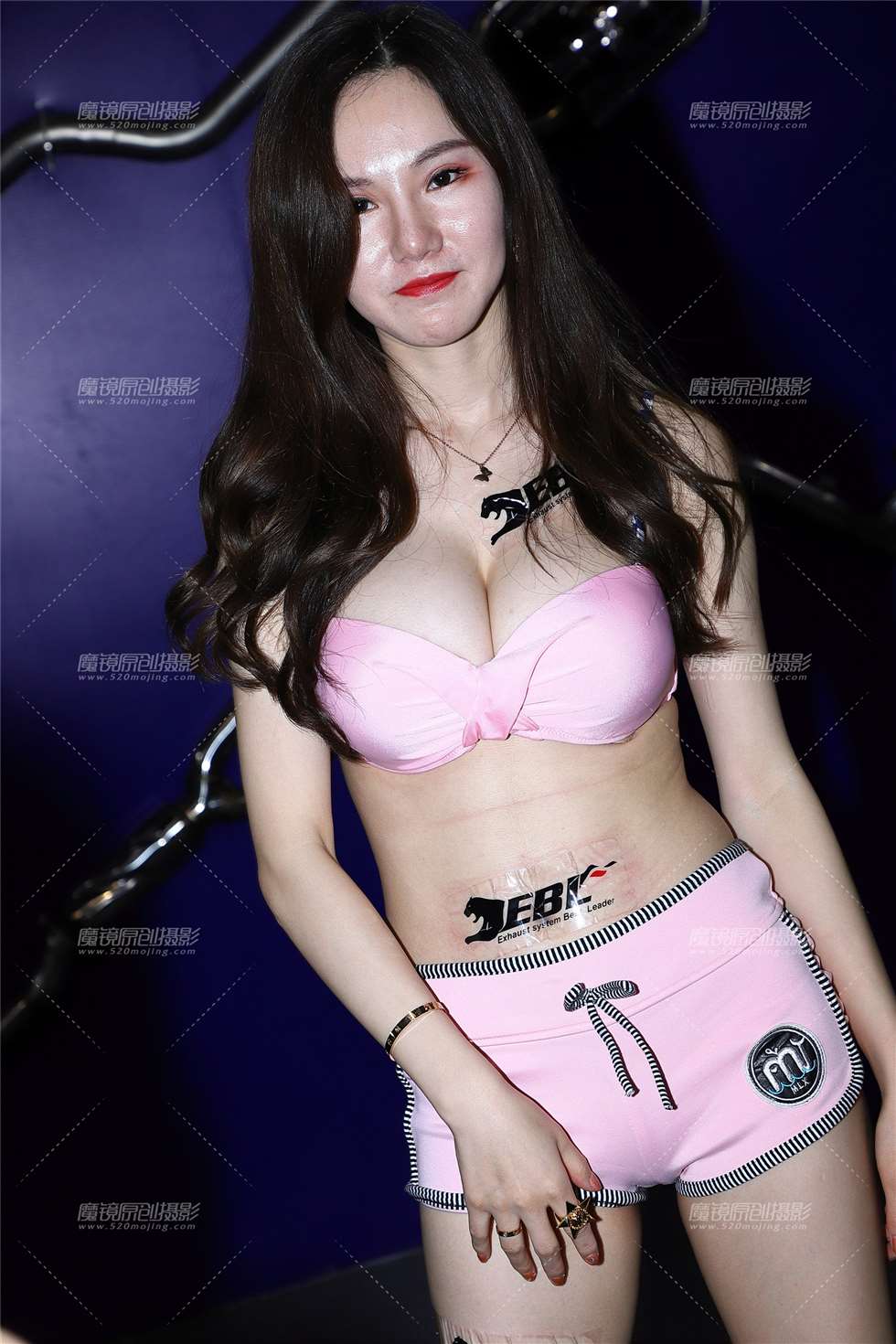 图片[4]-【Mark赛帖】粉色泳装美女-街拍流行馆