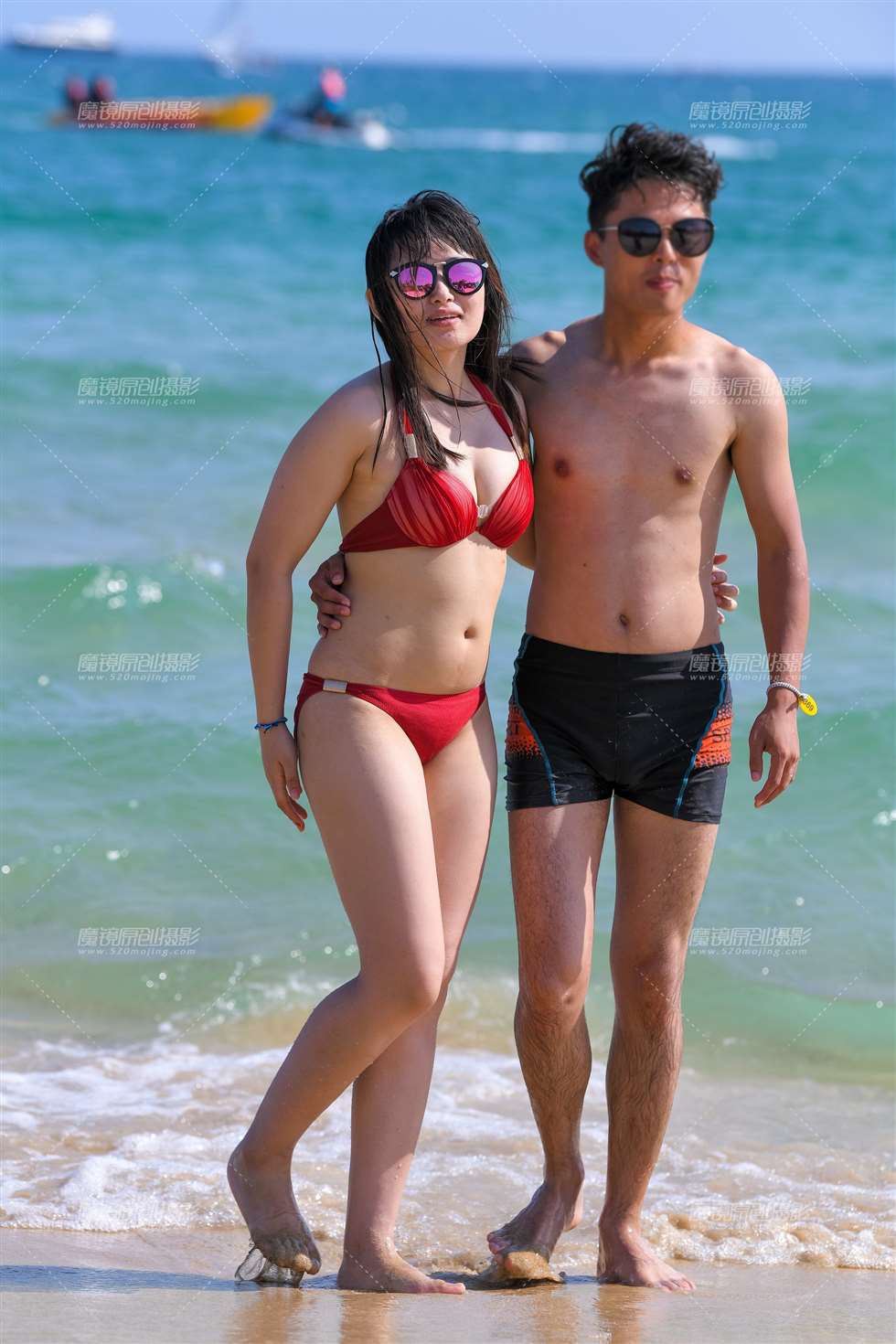 图片[5]-【久久赛帖】海边拍写真的比基尼美女-街拍流行馆