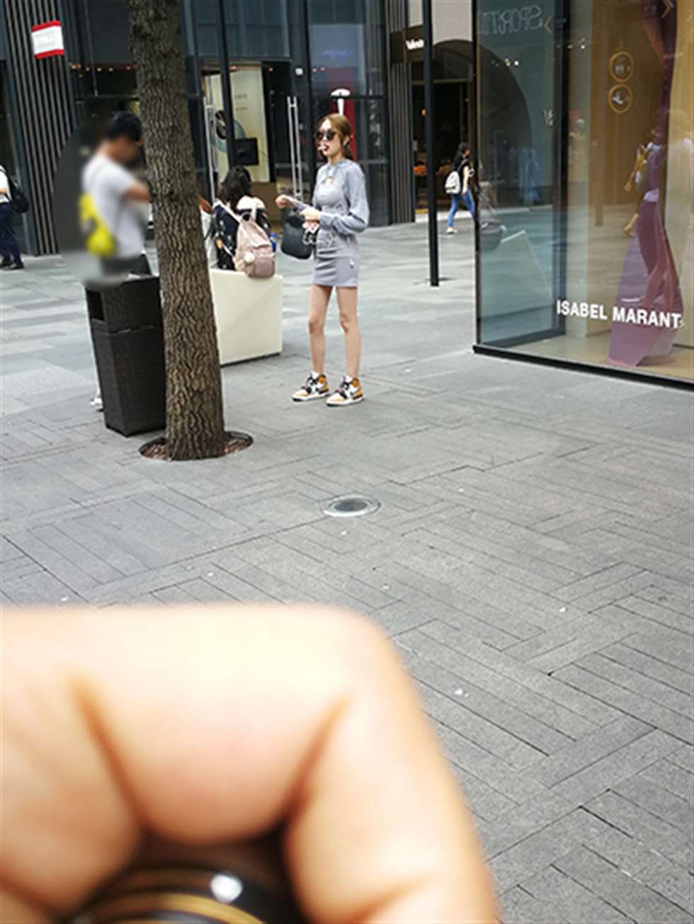 图片[3]-【慕容笙赛贴】包臀裙美女-街拍流行馆