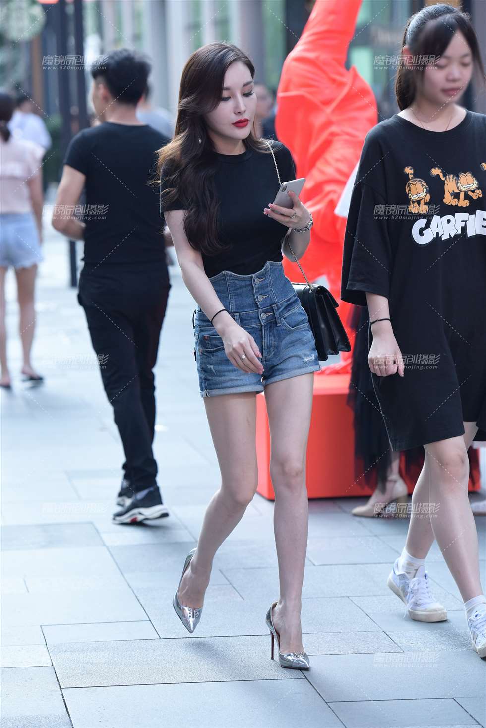 图片[1]-【慕容笙赛贴】高跟美女-街拍流行馆