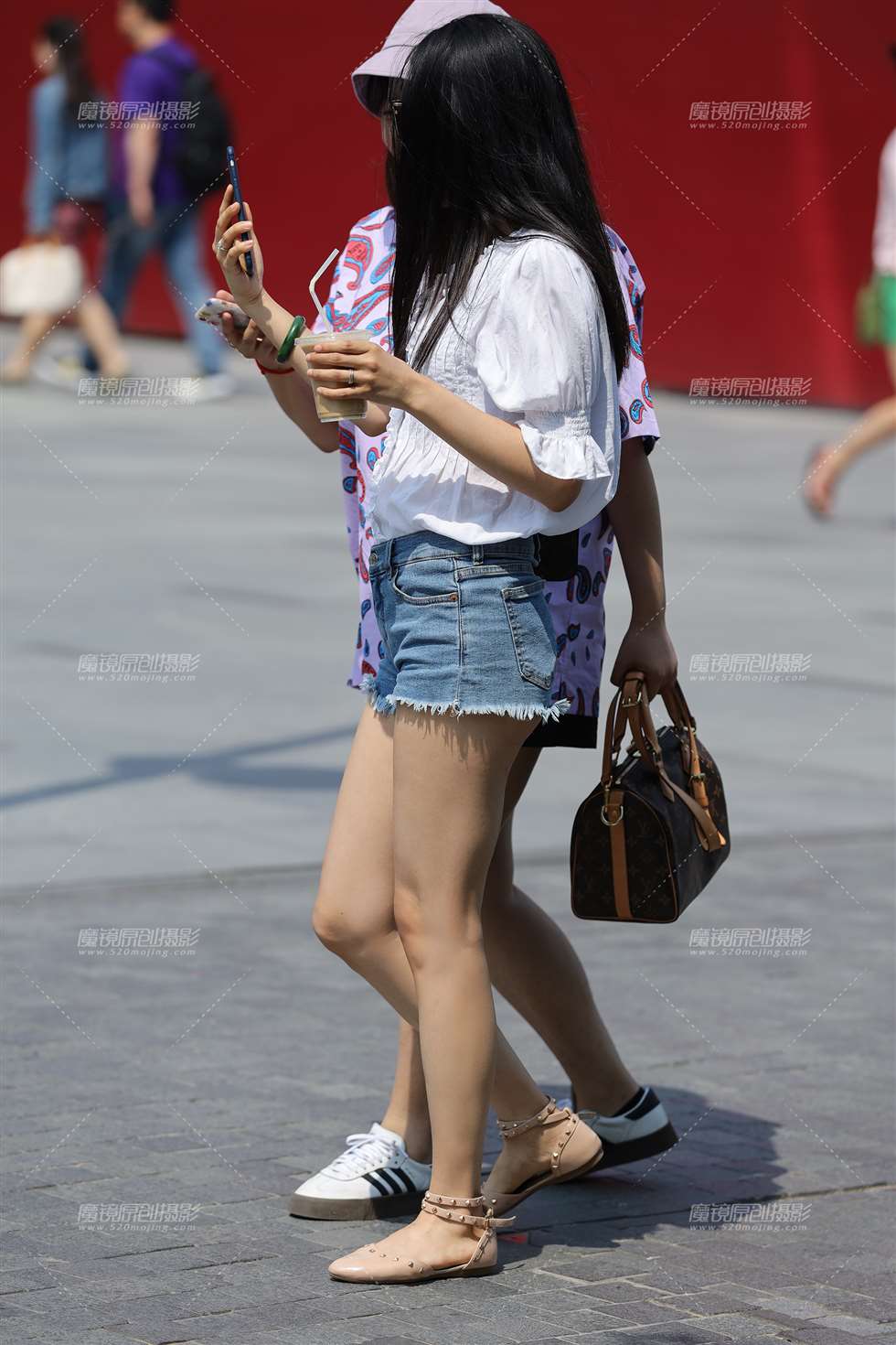 图片[5]-【小默赛帖】第1430篇高腰热裤美女-街拍流行馆