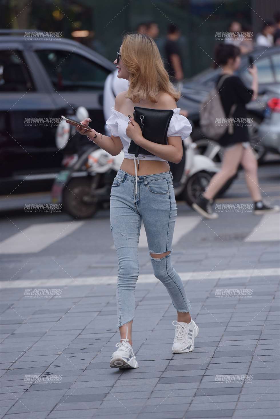 图片[4]-【慕容笙赛贴】紧身美女-街拍流行馆
