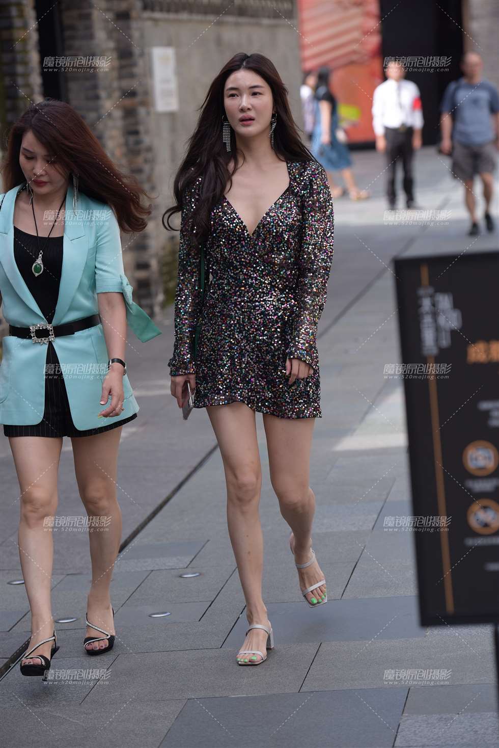 图片[1]-【慕容笙赛贴】高跟美女-街拍流行馆