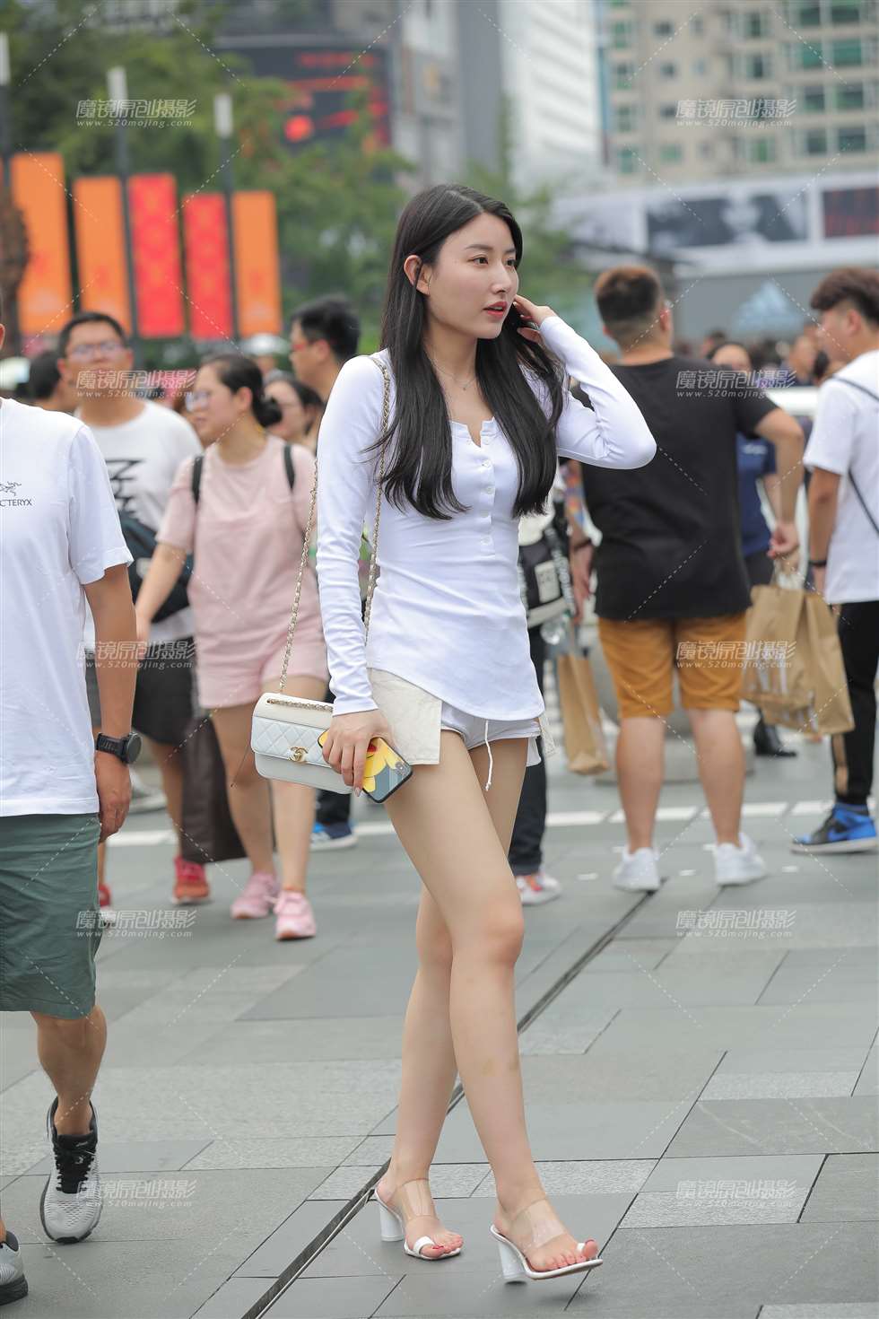 图片[5]-【凯恩赛贴】极致热裤 恰到好处-街拍流行馆