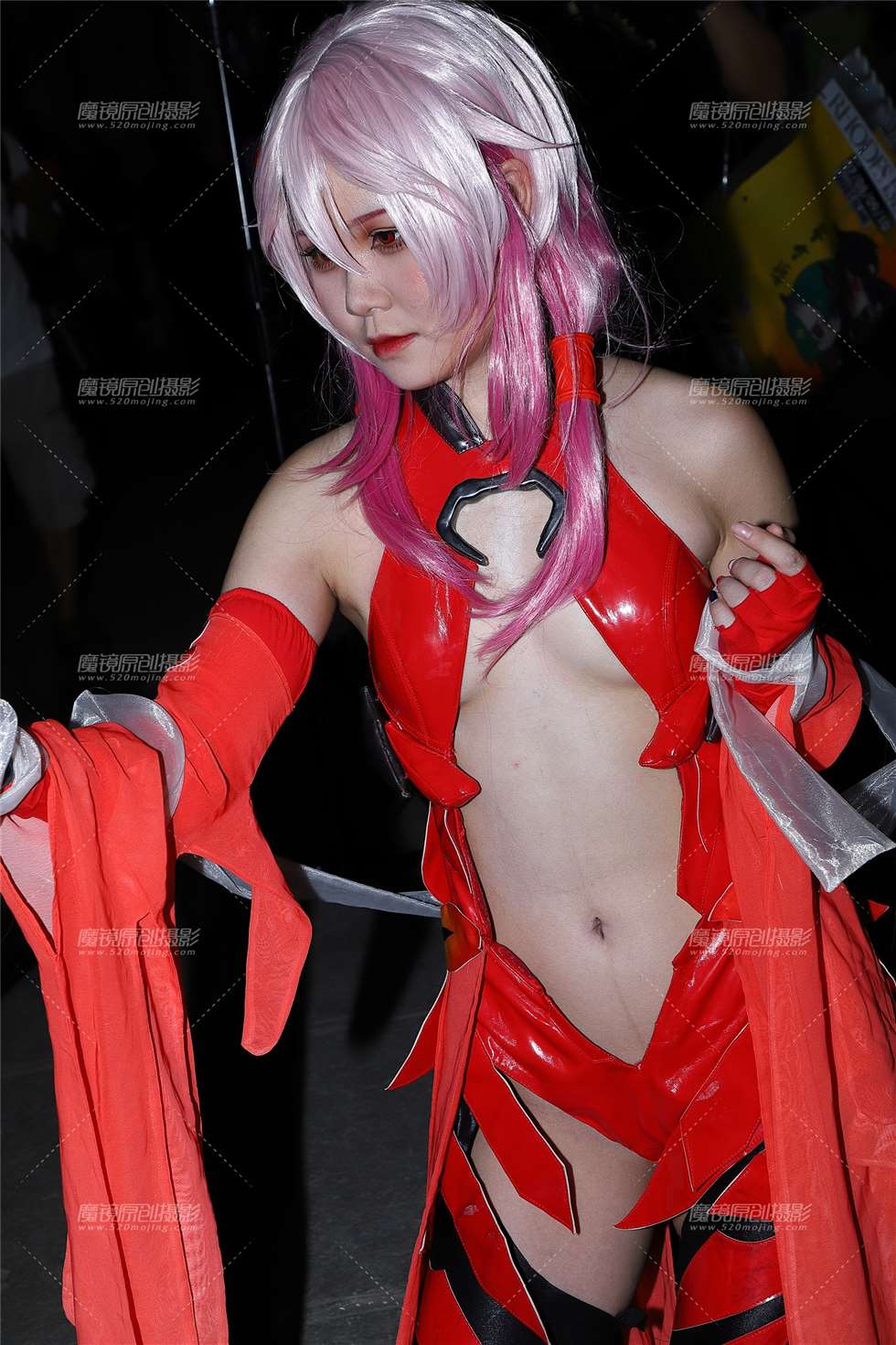 图片[4]-红色性感cosplay（重发）-街拍流行馆